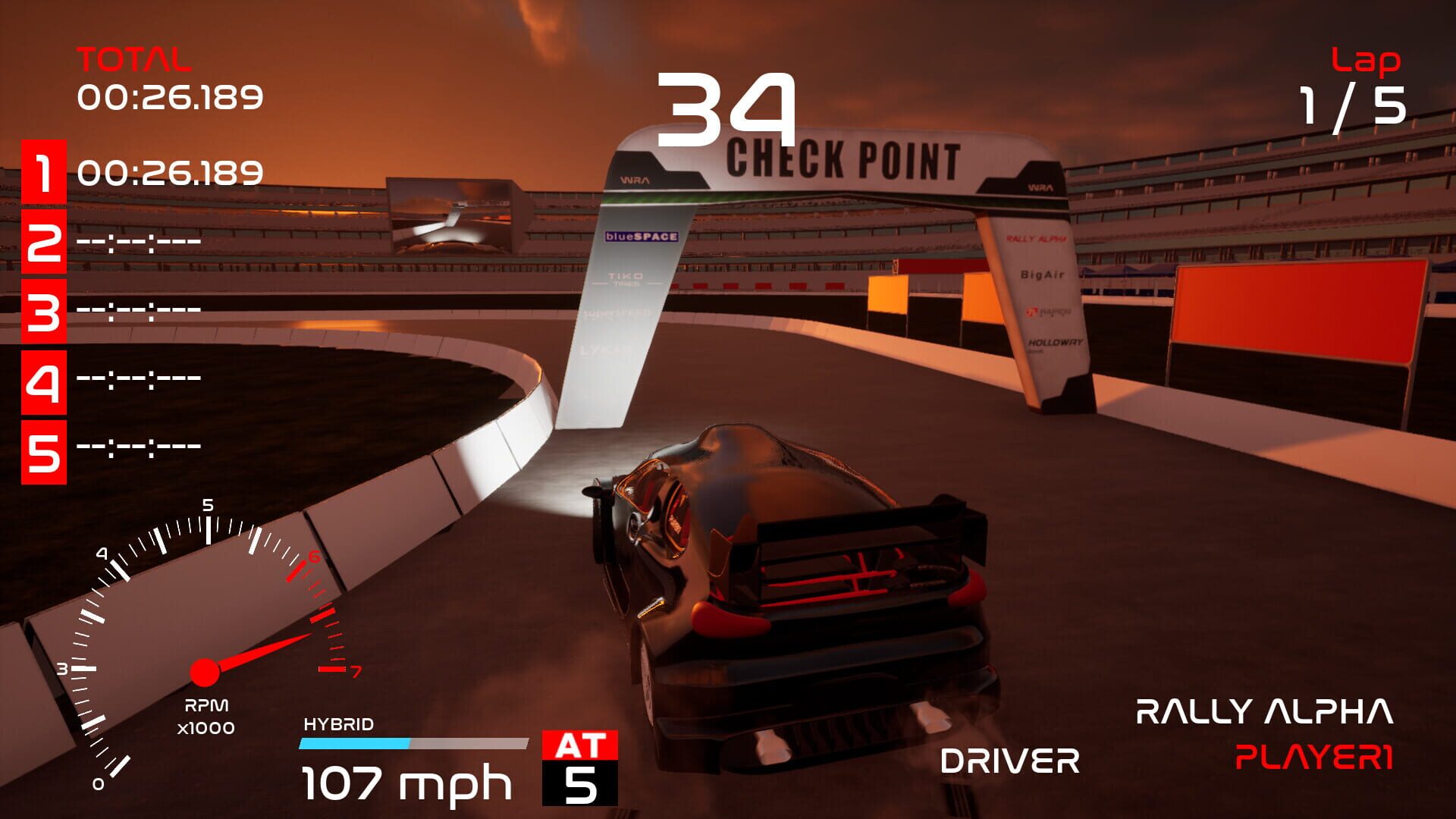 World Rally Arcade screenshot 1