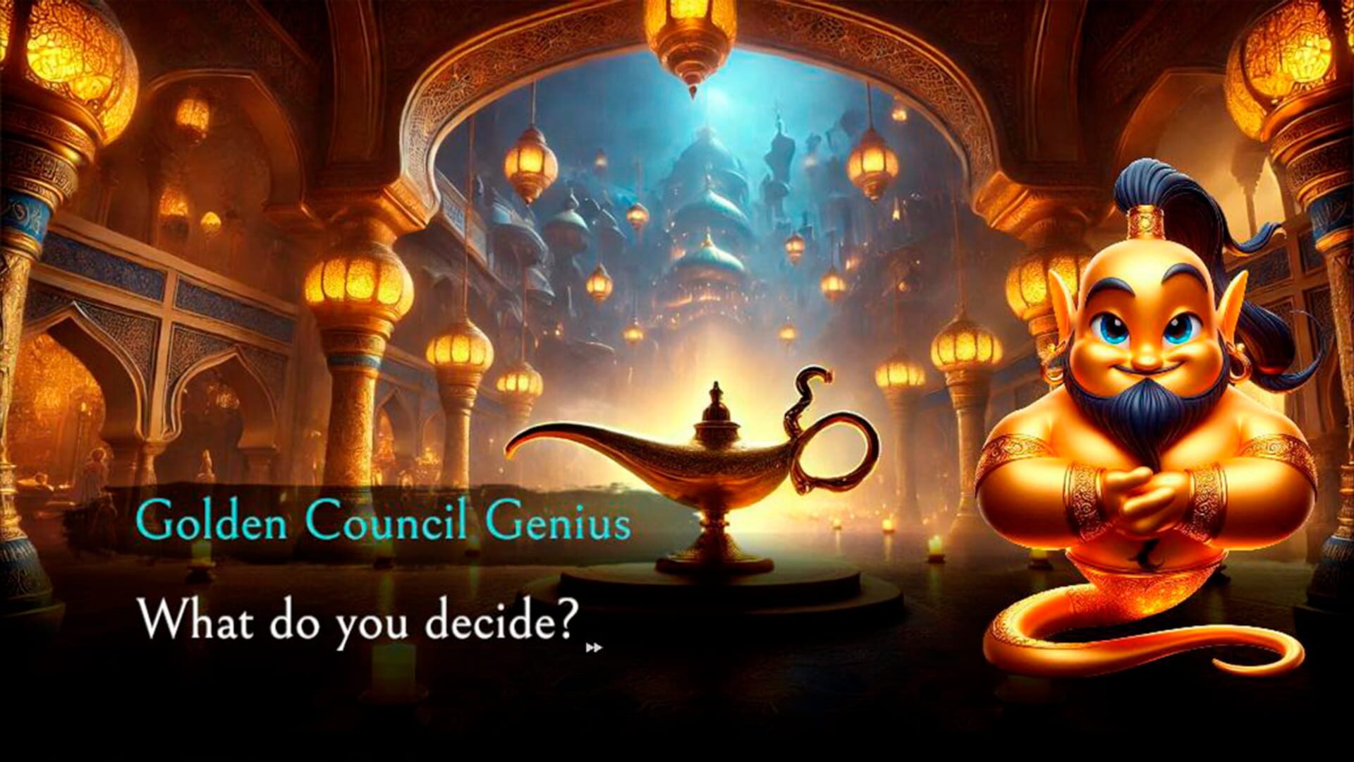 The Genie of the Wonderful Lamp screenshot 1