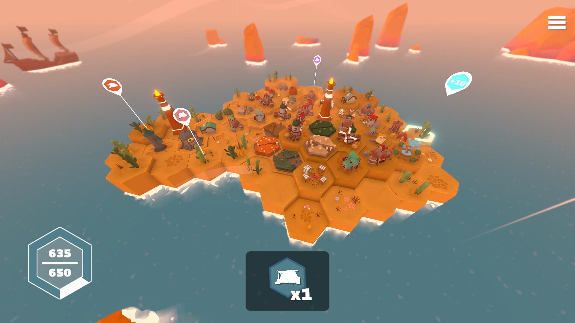 Hexaroma: Village Builder screenshot 1