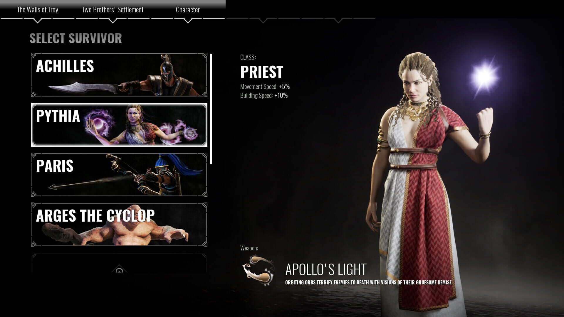 Achilles: Survivor screenshot 1