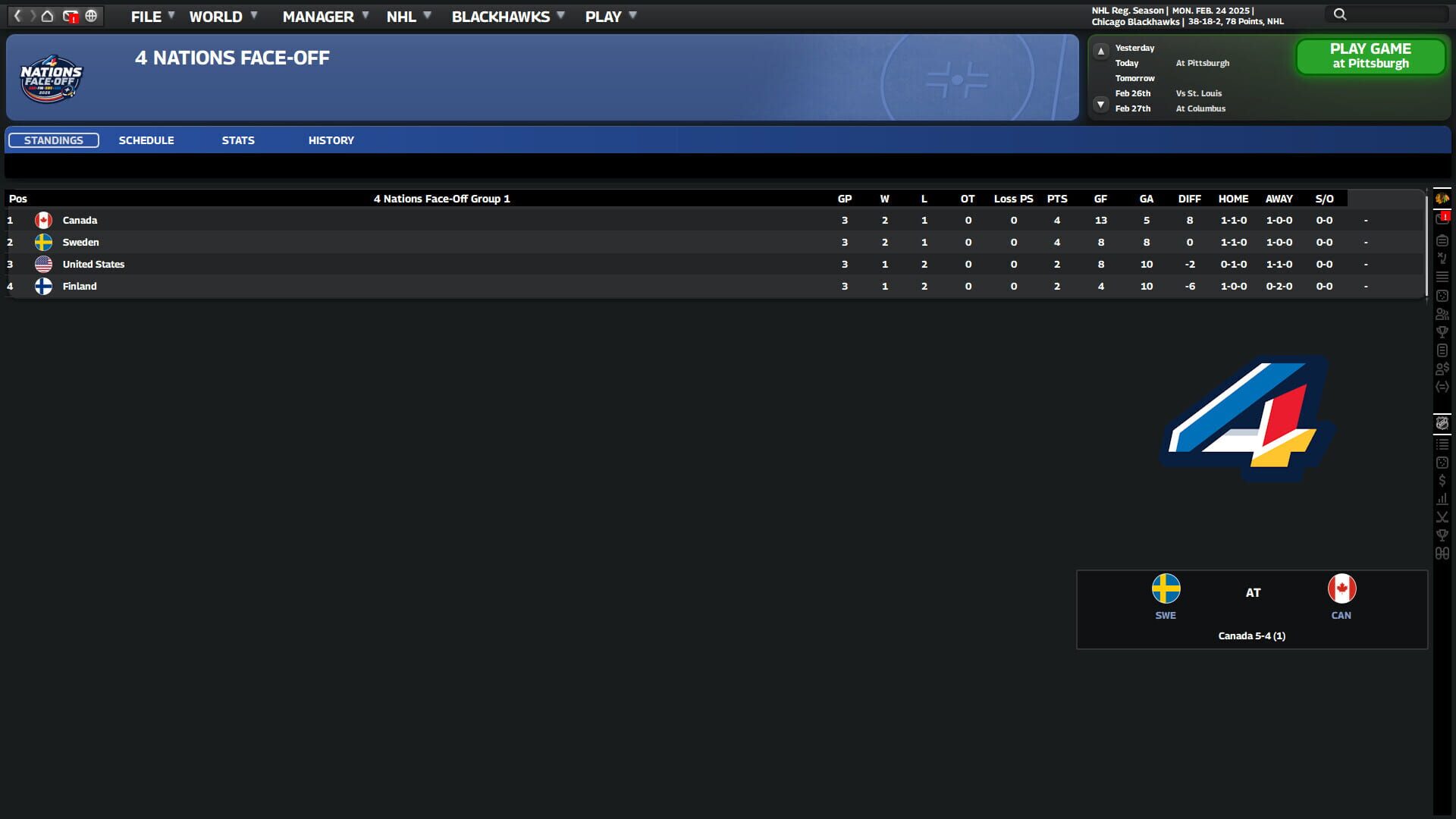 Franchise Hockey Manager 11 screenshot 1