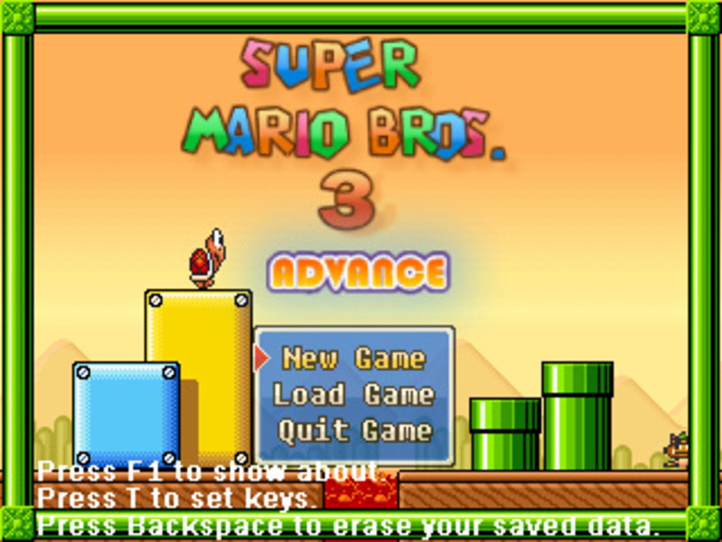Super Mario Bros. 3 Advance screenshot 1