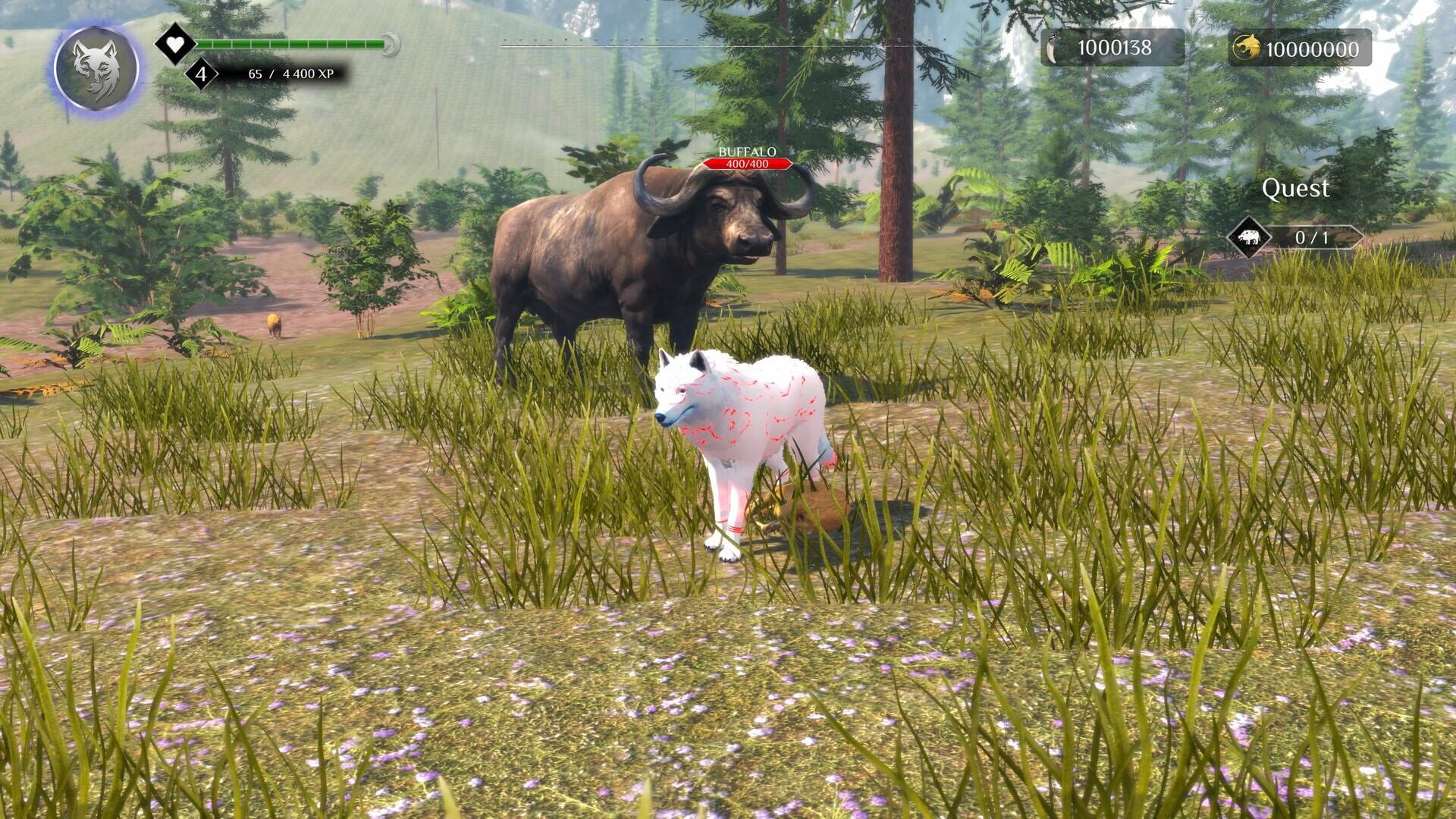 Wolf Sim: Animal Battle Survival RPG screenshot 1