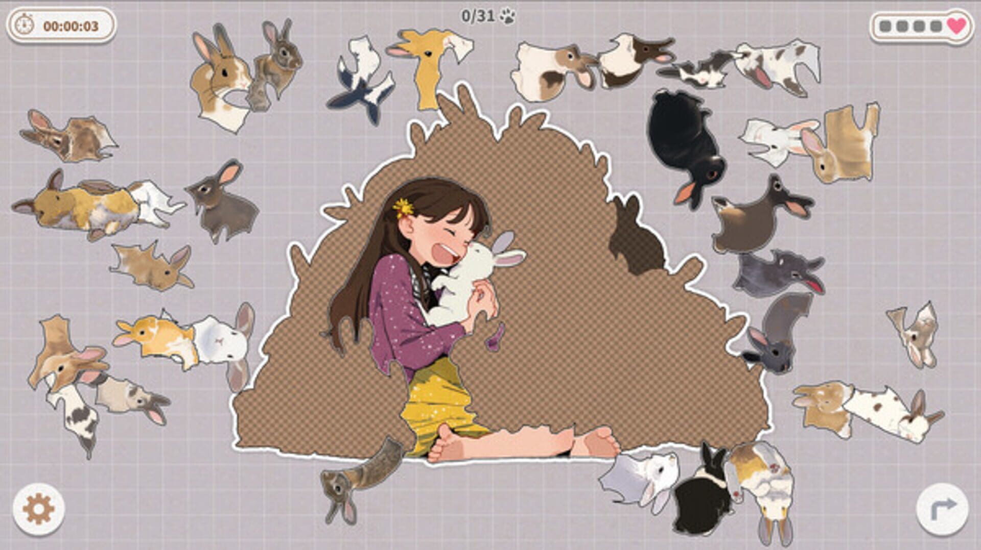 Bunnies Huddled Together screenshot 1