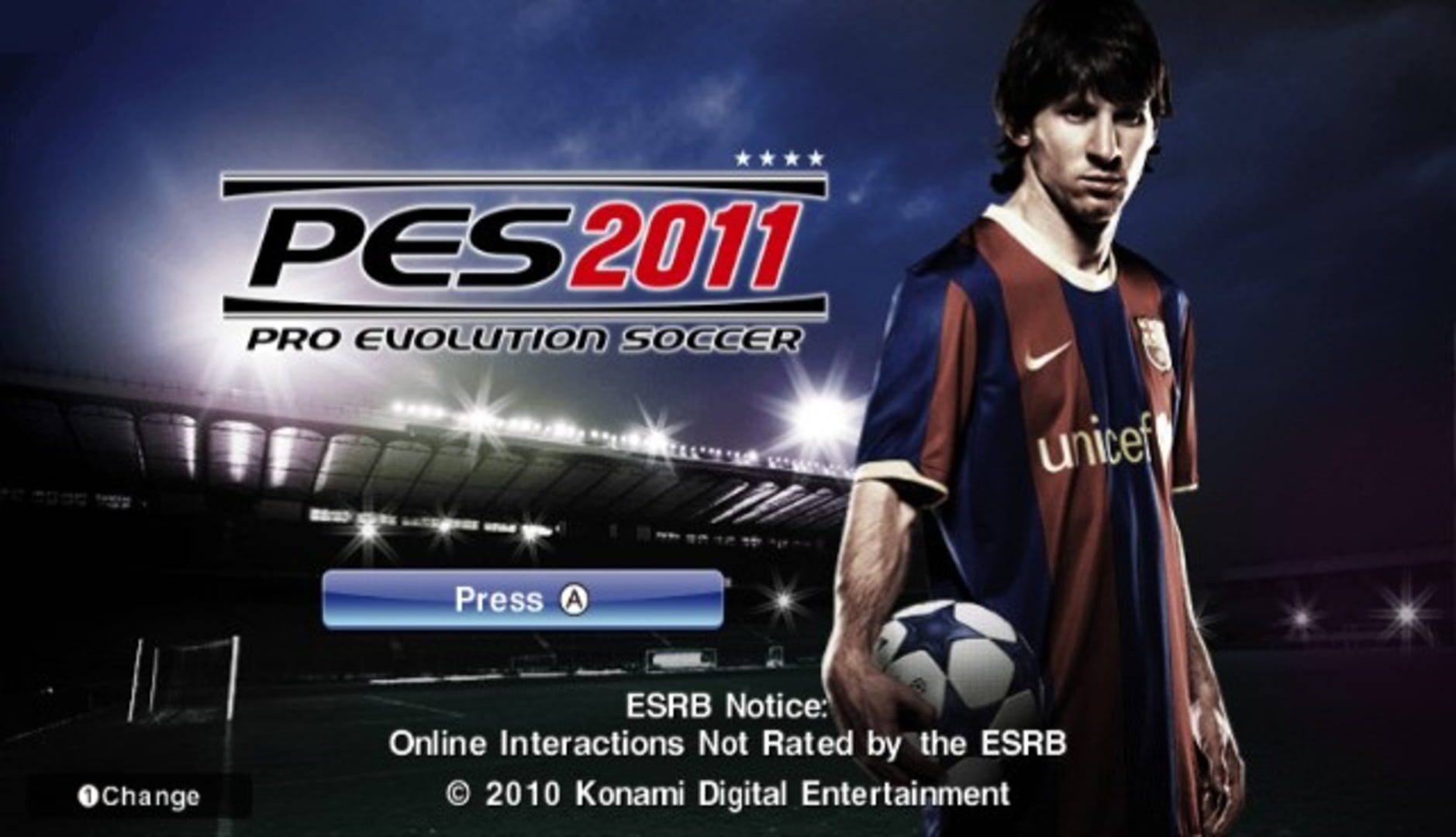 Pro Evolution Soccer 2011 screenshot 1