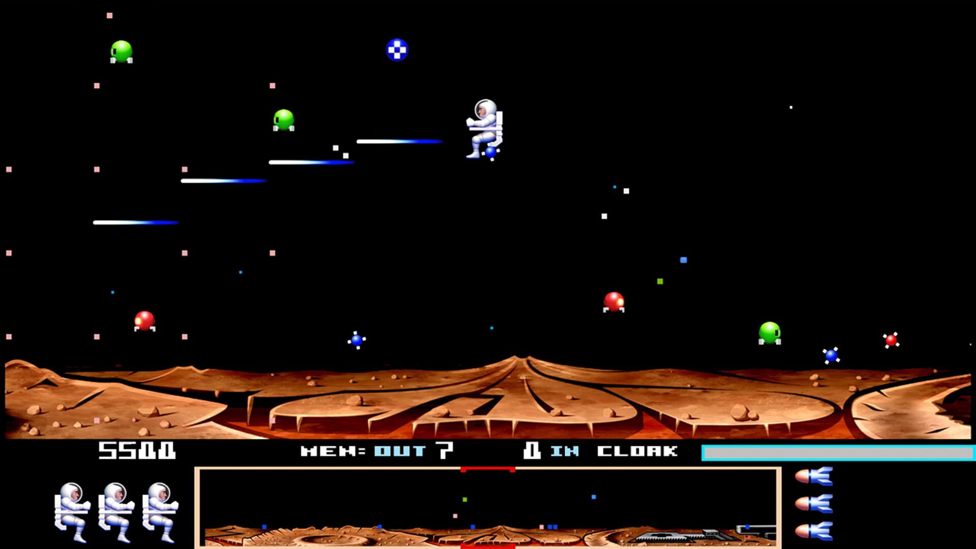 Archer Maclean's DropZone: 40th Anniversary Edition screenshot 1