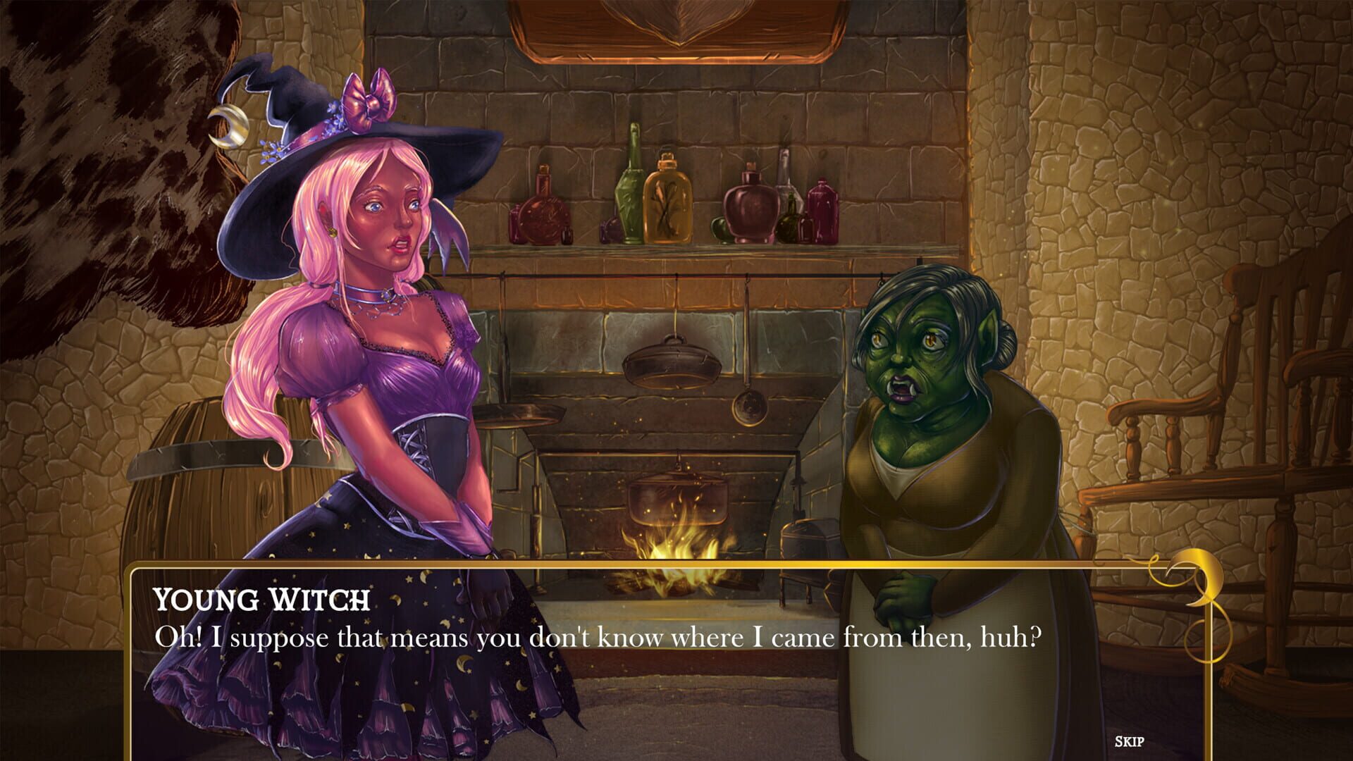 Lythe The Forgetful Witch: A Visual Novel screenshot 1