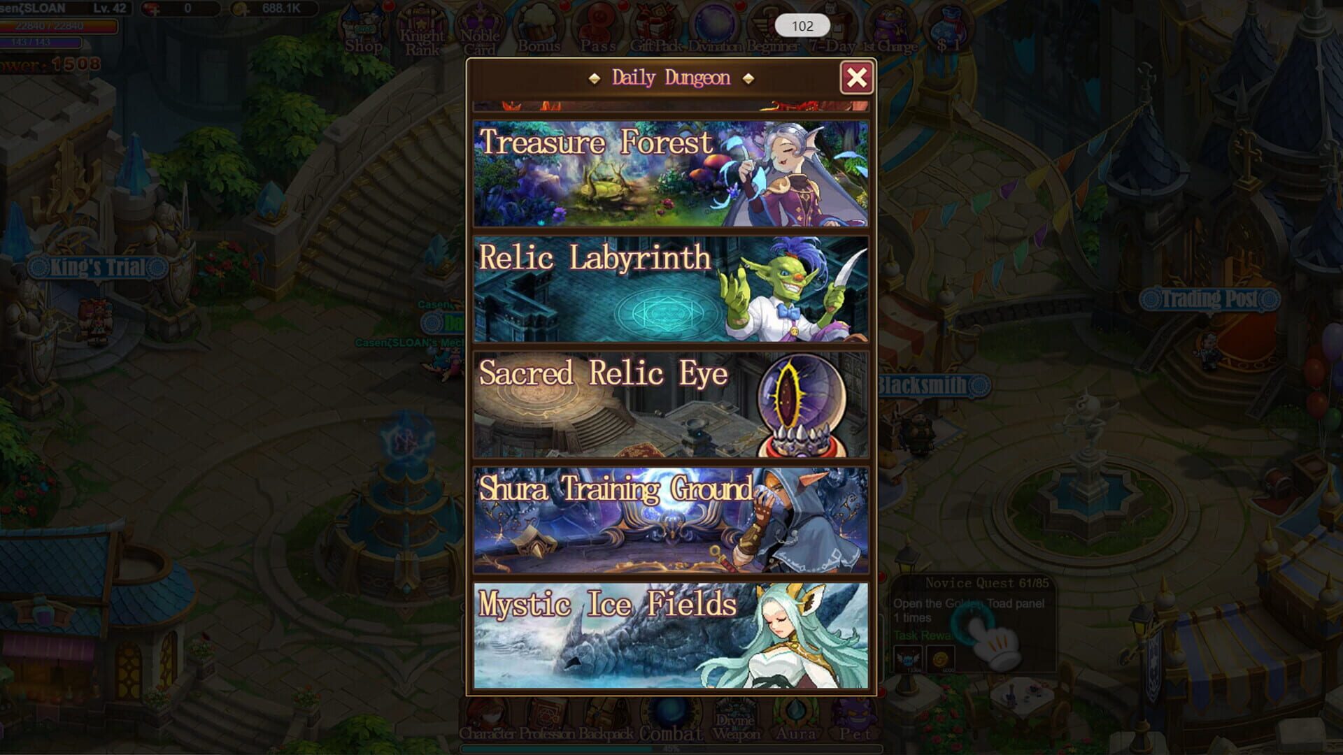Runes of Legend screenshot 1
