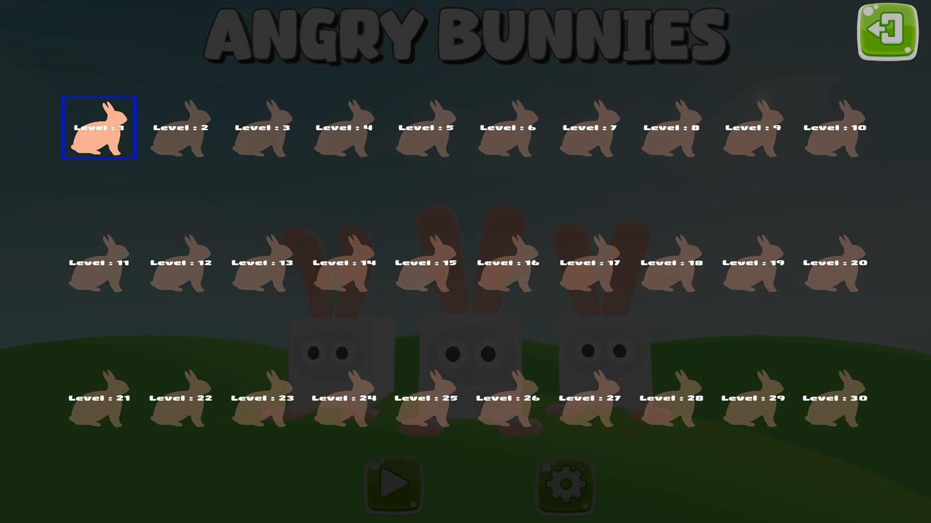 Angry Bunnies screenshot 1