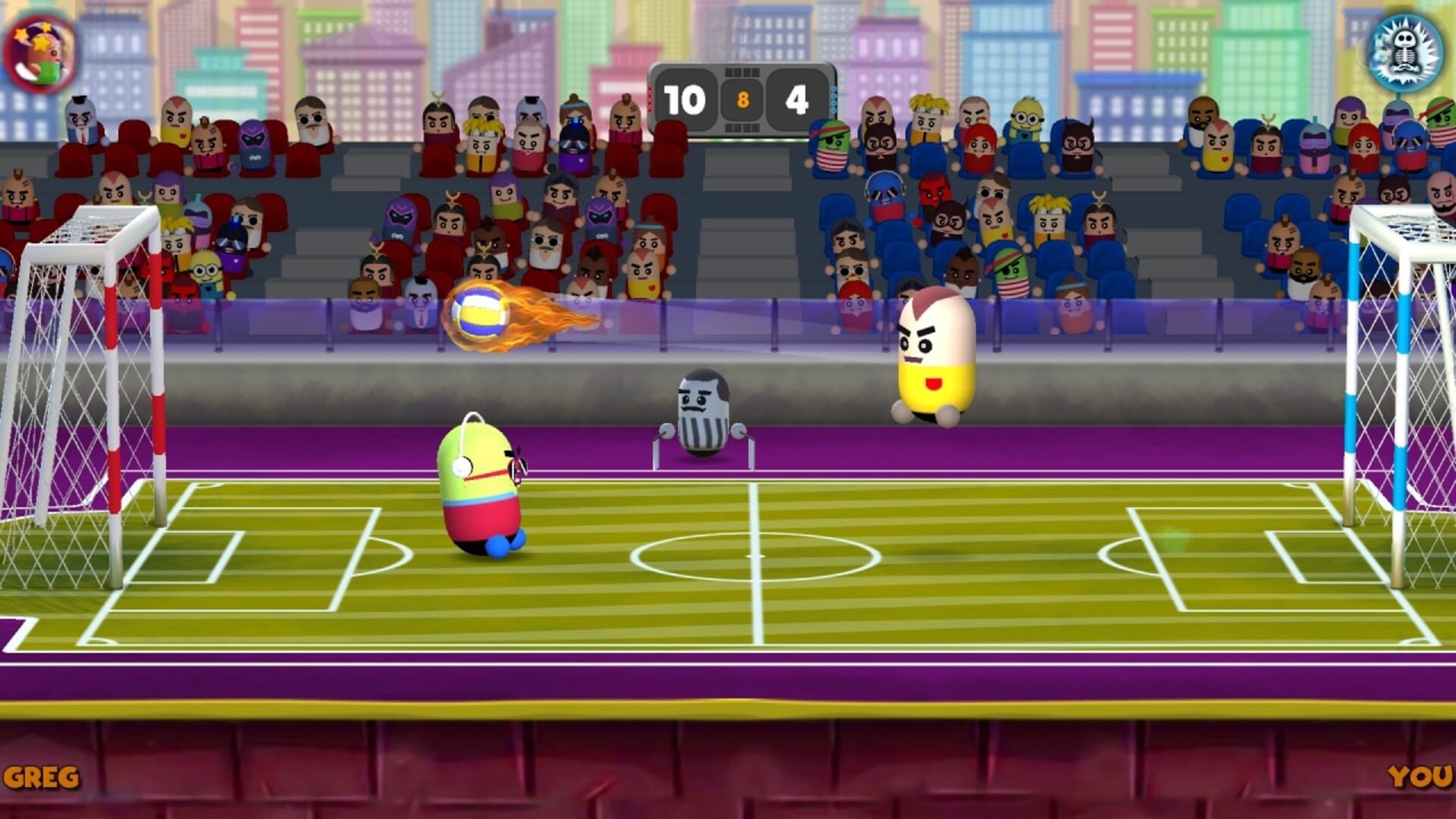 Football Stars: Head Ball Soccer Co-op Battle screenshot 1