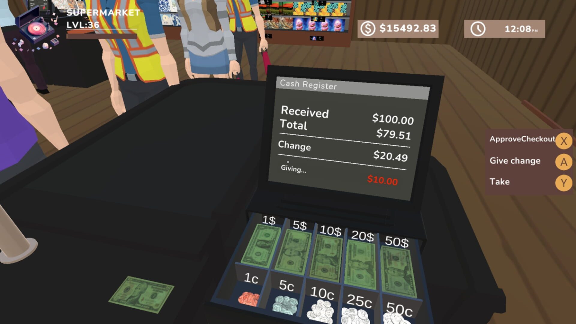 All-Star Supermarket Simulator: Vinyl Vibes screenshot 1