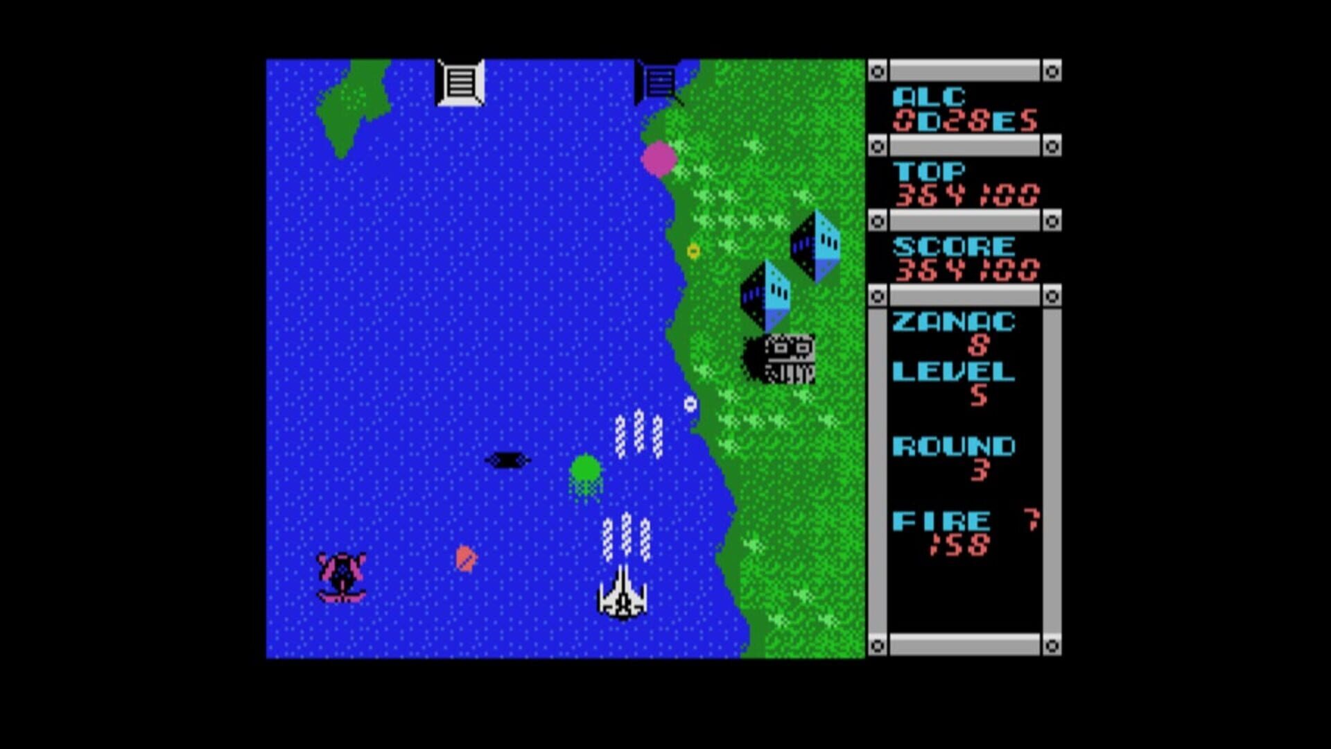 Eggconsole Zanac MSX screenshot 1