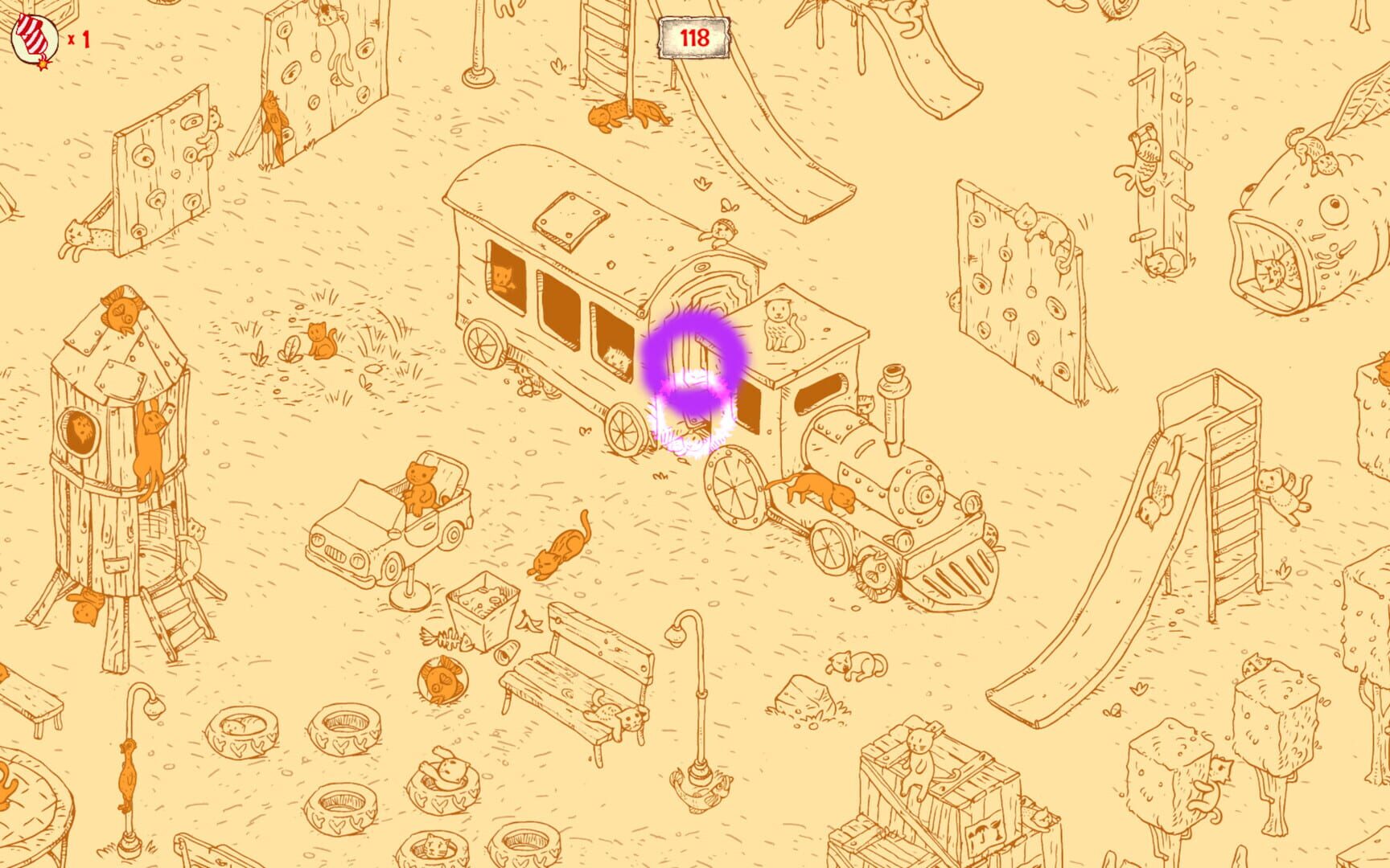 100 Hidden Cats: Playground screenshot 1