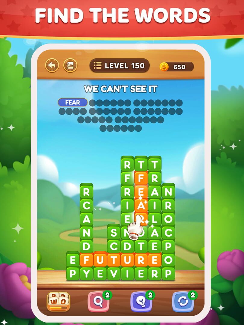 Word Tower Puzzle screenshot 1