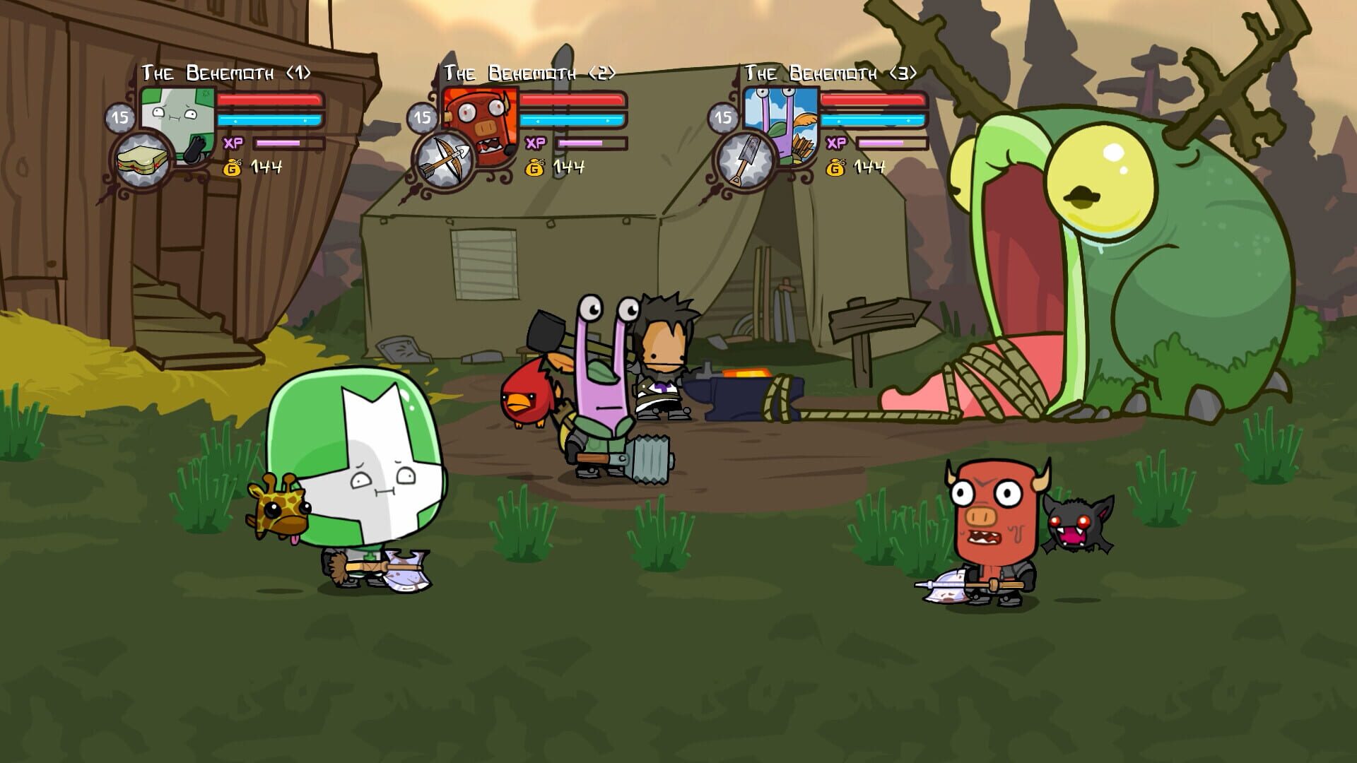 Castle Crashers: Painter Boss Paradise screenshot 1