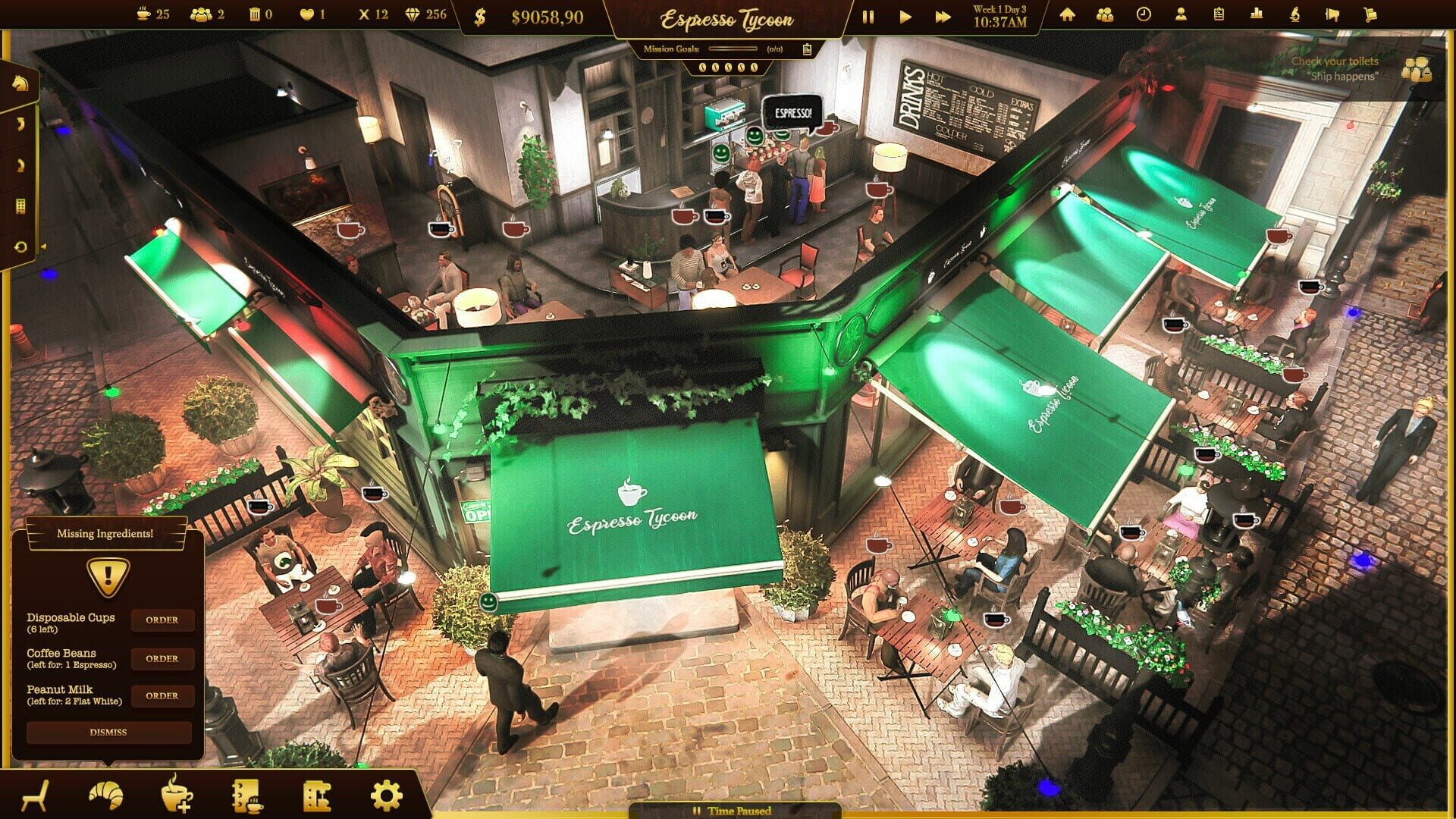 Espresso Tycoon & Prison Simulator screenshot 1