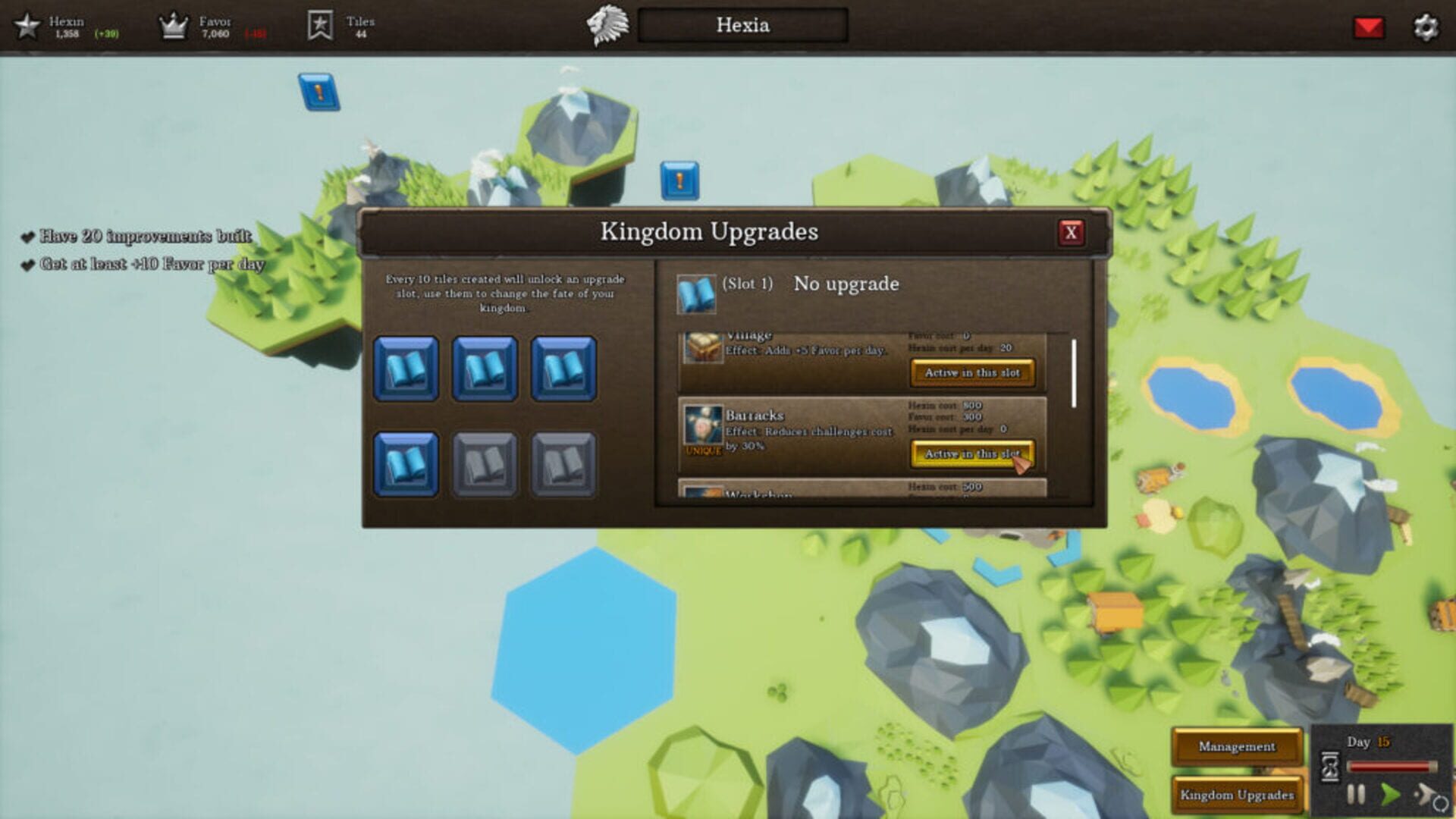 Hexia screenshot 1