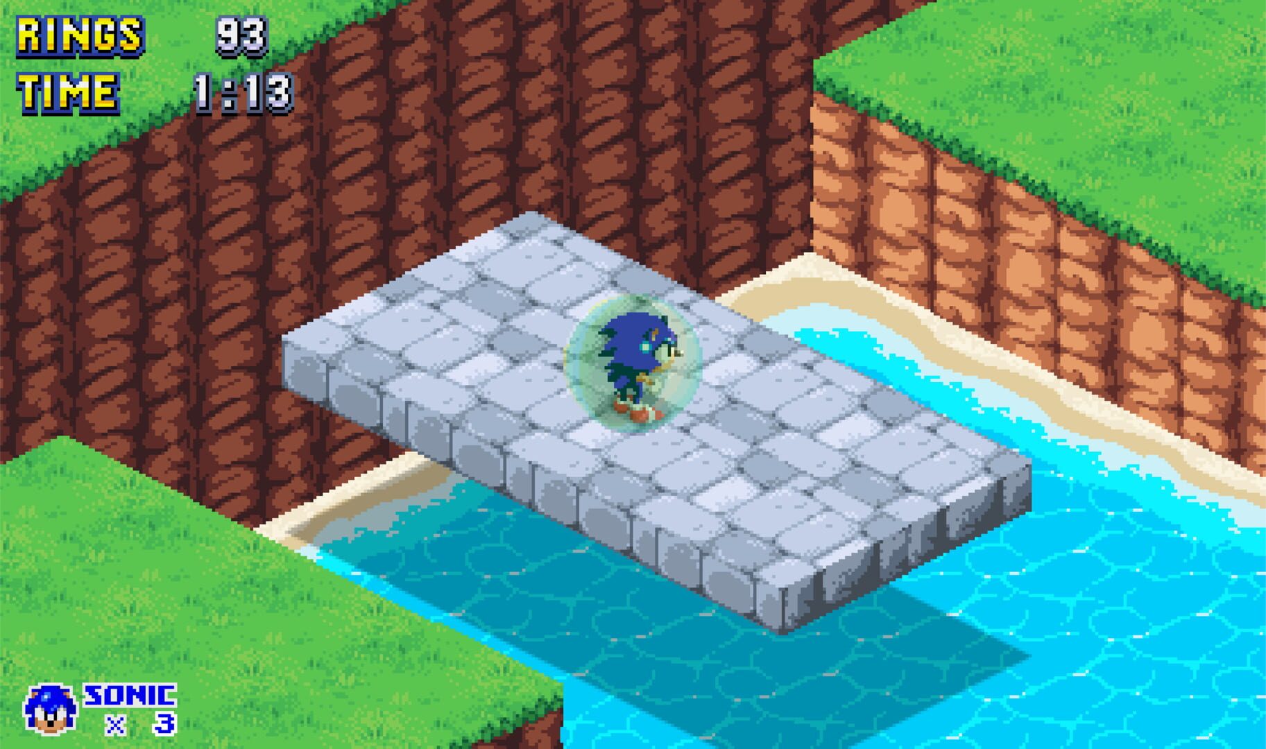 Sonic 3D Blitz screenshot 1