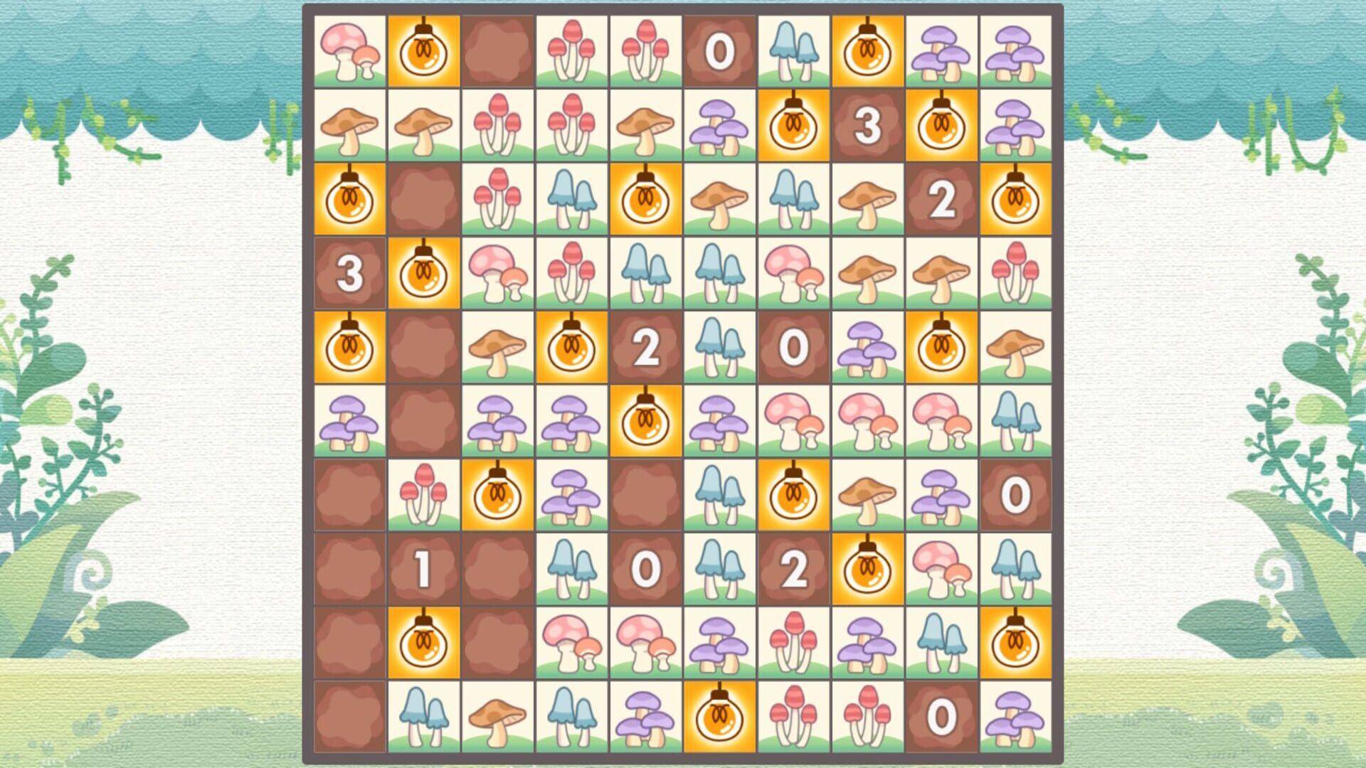 Puzzle Lights and Mushrooms 1000 screenshot 1
