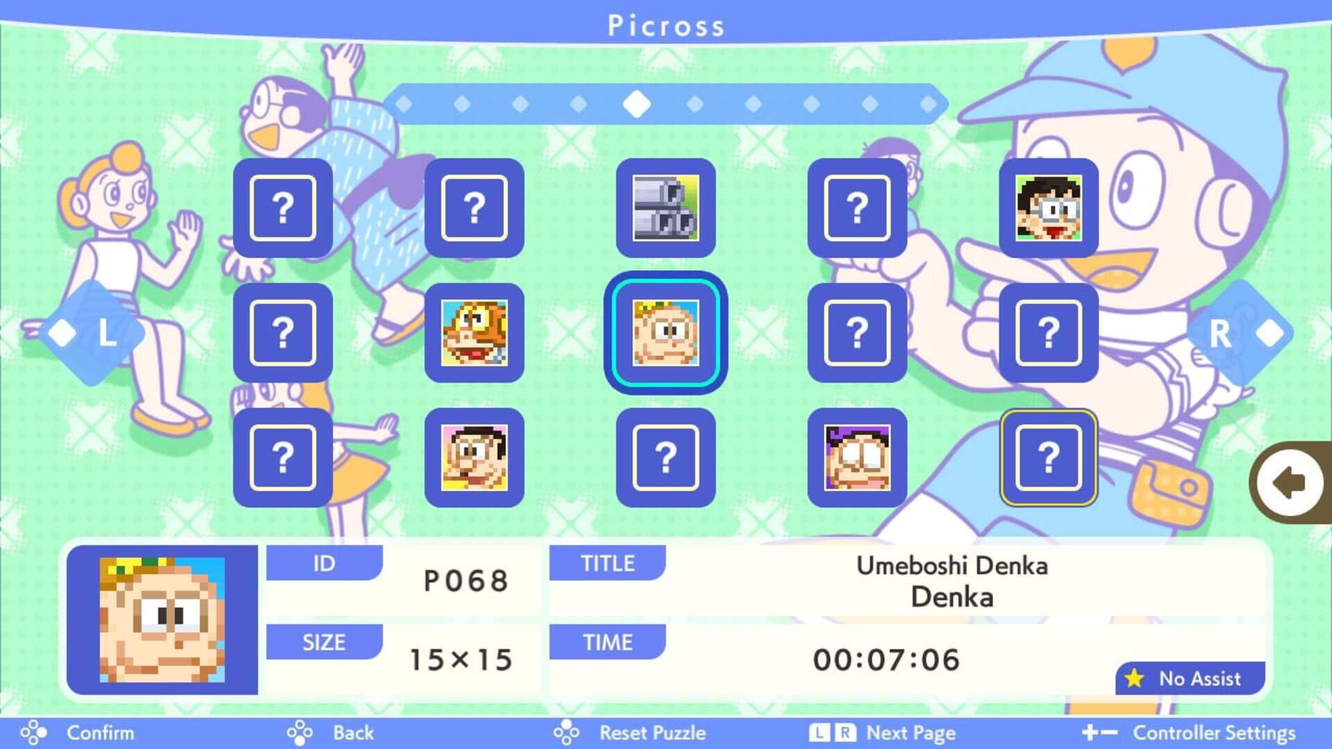 Picross S Doraemon & F Characters Edition screenshot 1