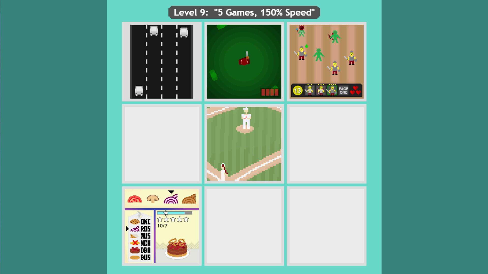 9 Games, 2 Buttons screenshot 1