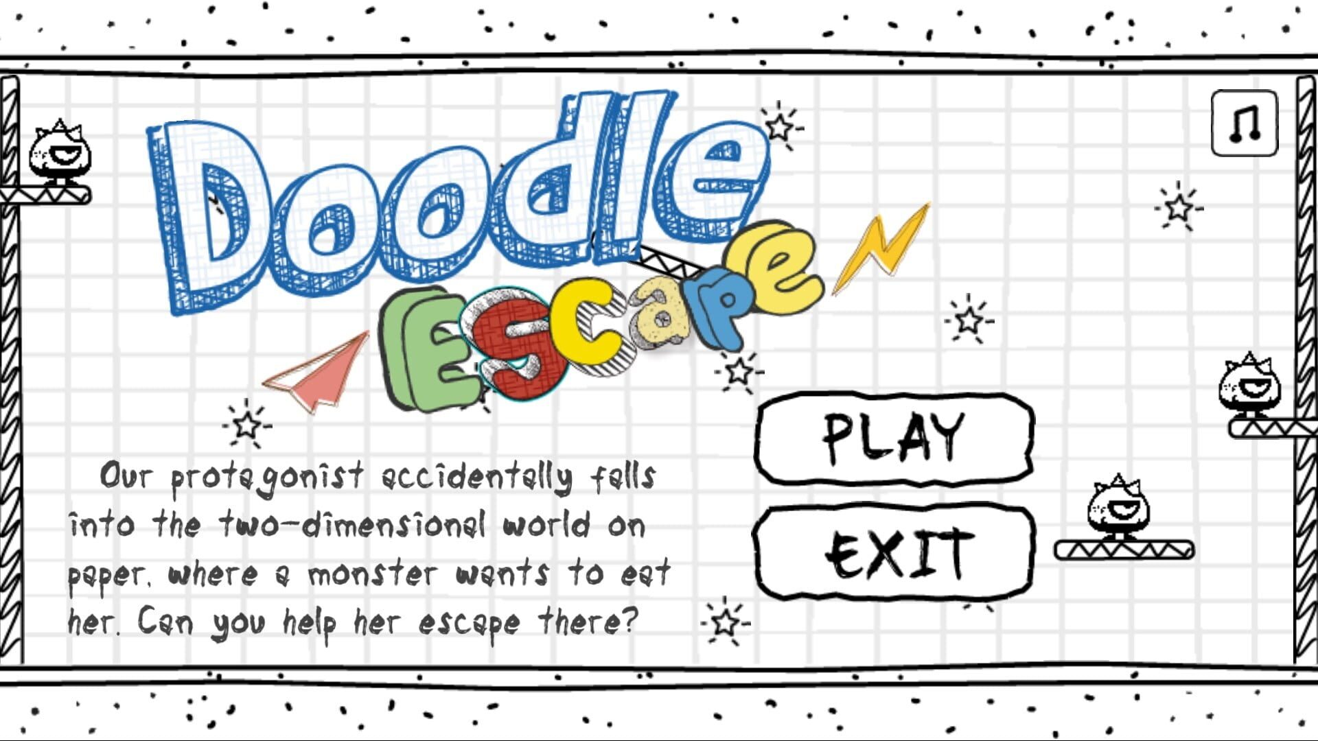 Doodle Escape screenshot 1