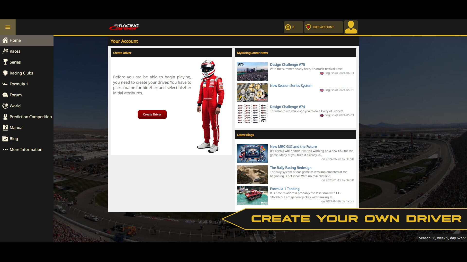 My Racing Career screenshot 1