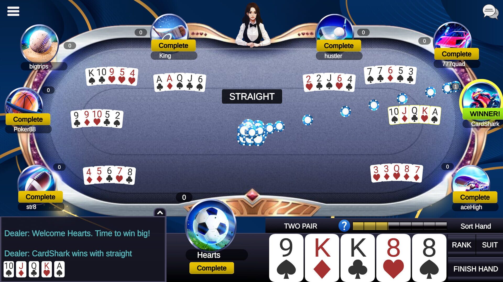 Switch Poker screenshot 1