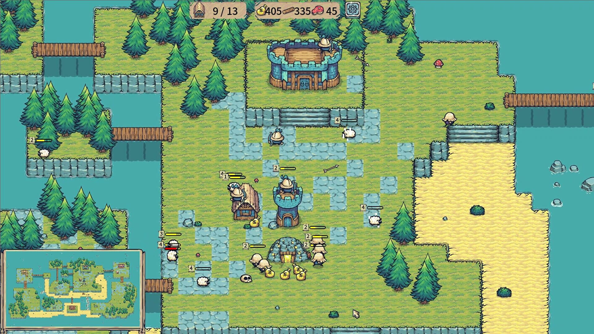 Four Mini Kingdoms War screenshot 1