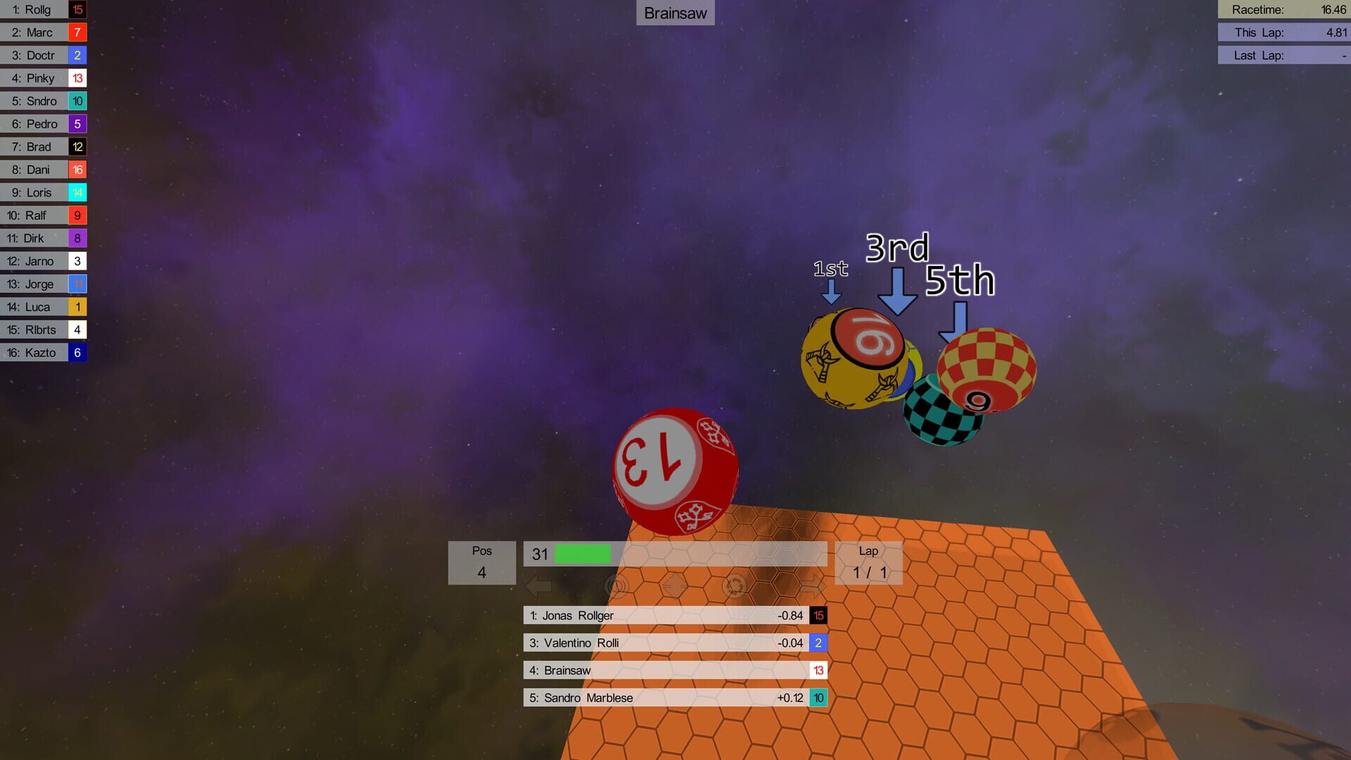 MarbleGP screenshot 1