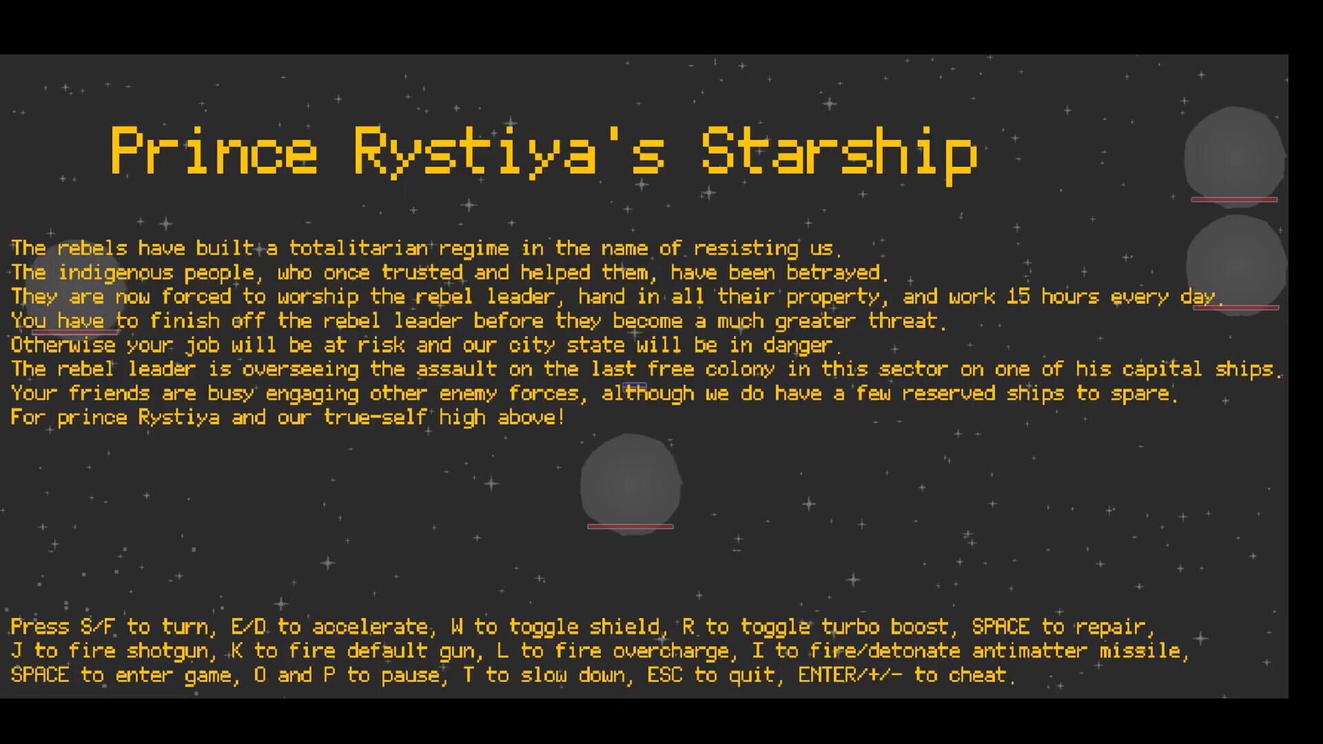 Prince Rystiya's Starship screenshot 1