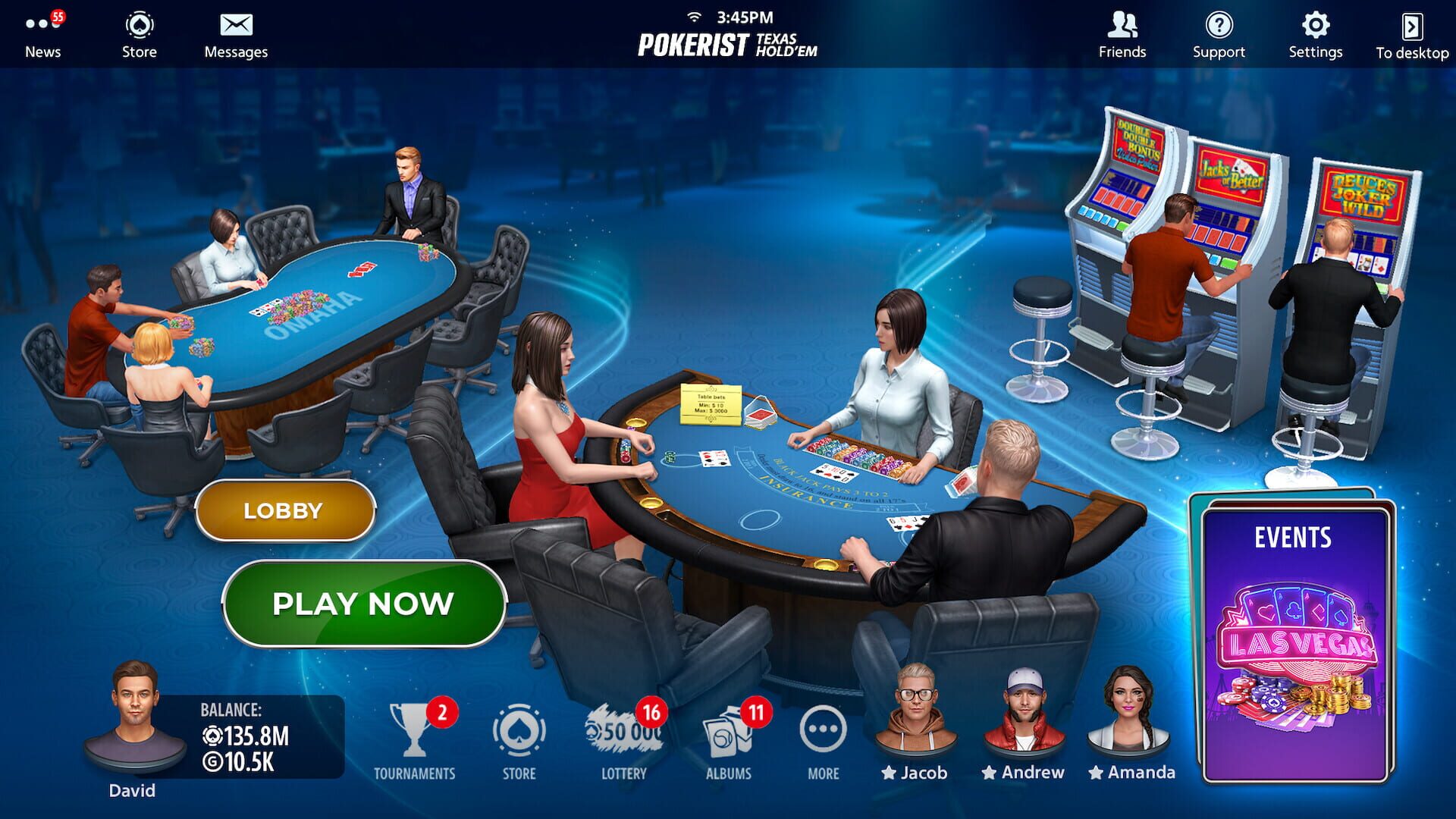 Texas Hold'em Poker: Pokerist screenshot 1