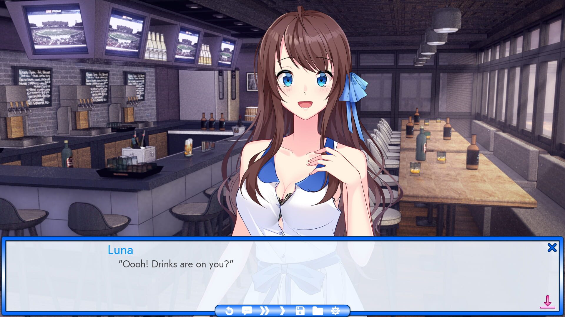 Dating Sim! Luna's Lovely Summer screenshot 1