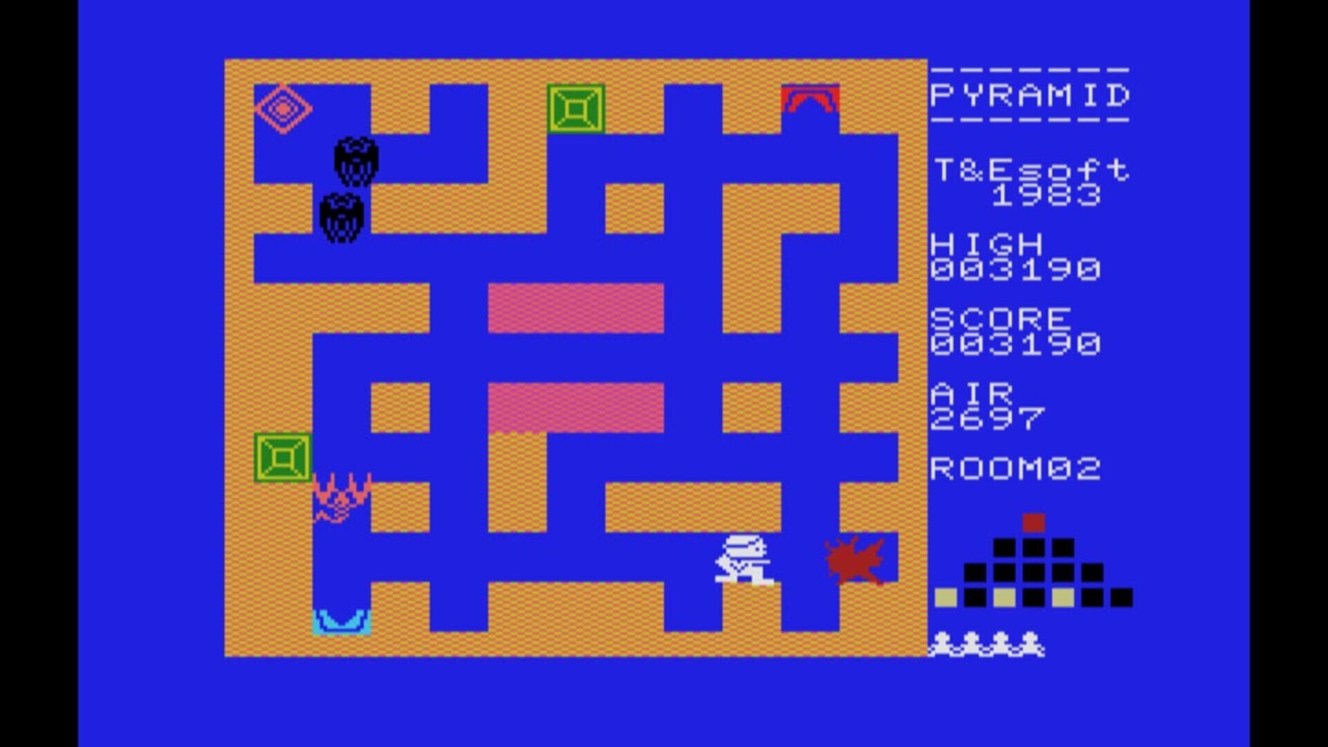 Eggconsole Pyramid Warp MSX screenshot 1