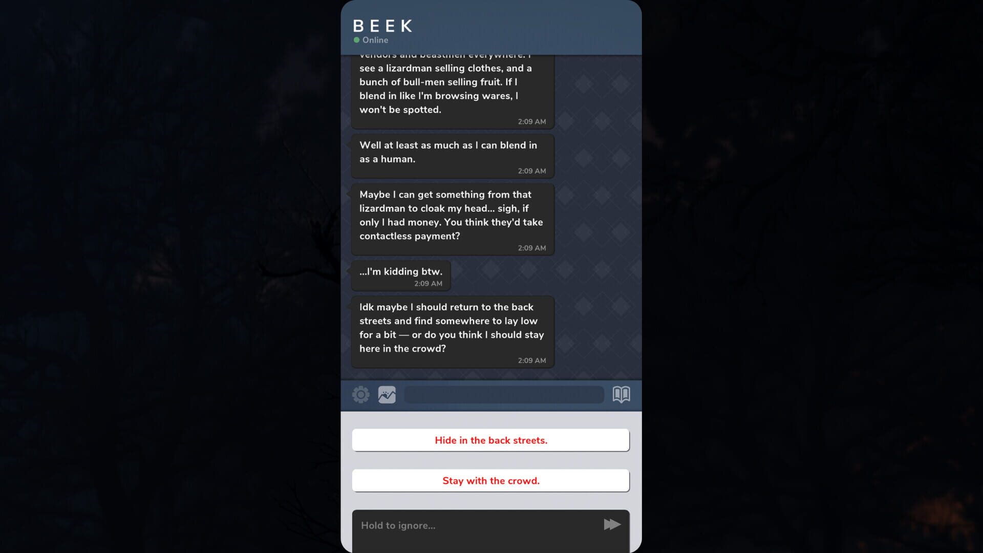 Beek: Familiar Spirit - Remastered screenshot 1