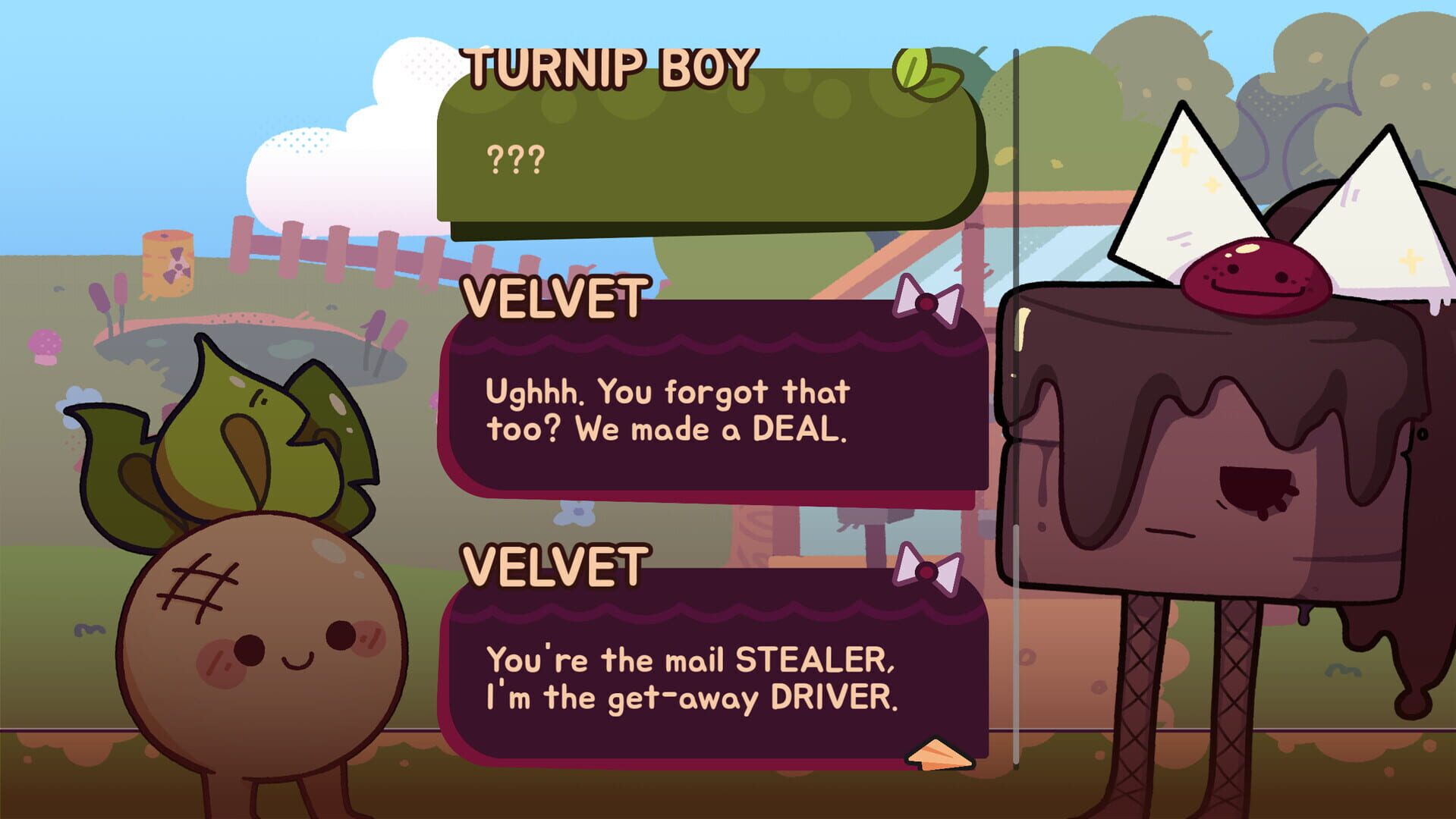 Turnip Boy Steals the Mail screenshot 1