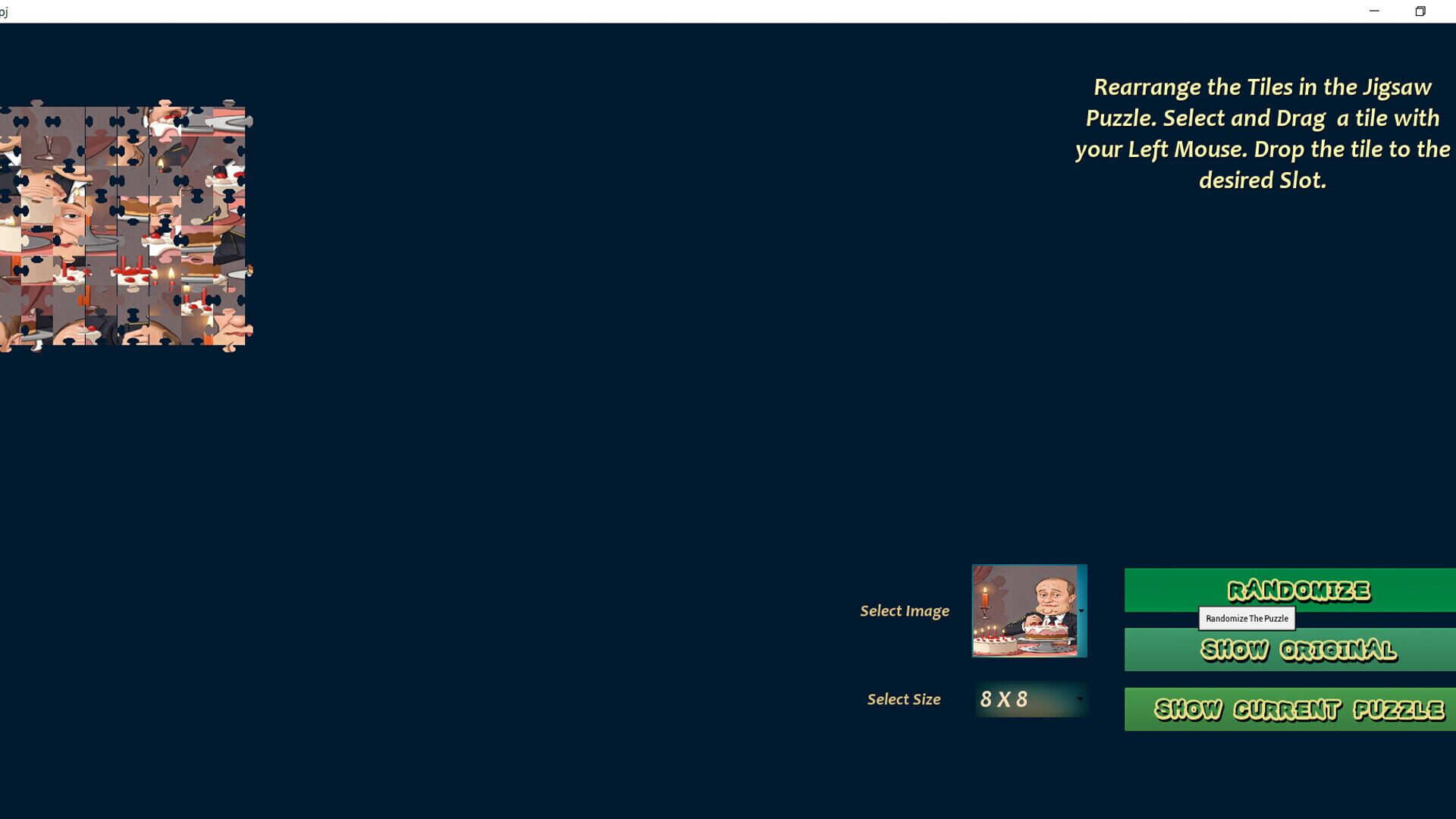 Putin Jigsaw screenshot 1