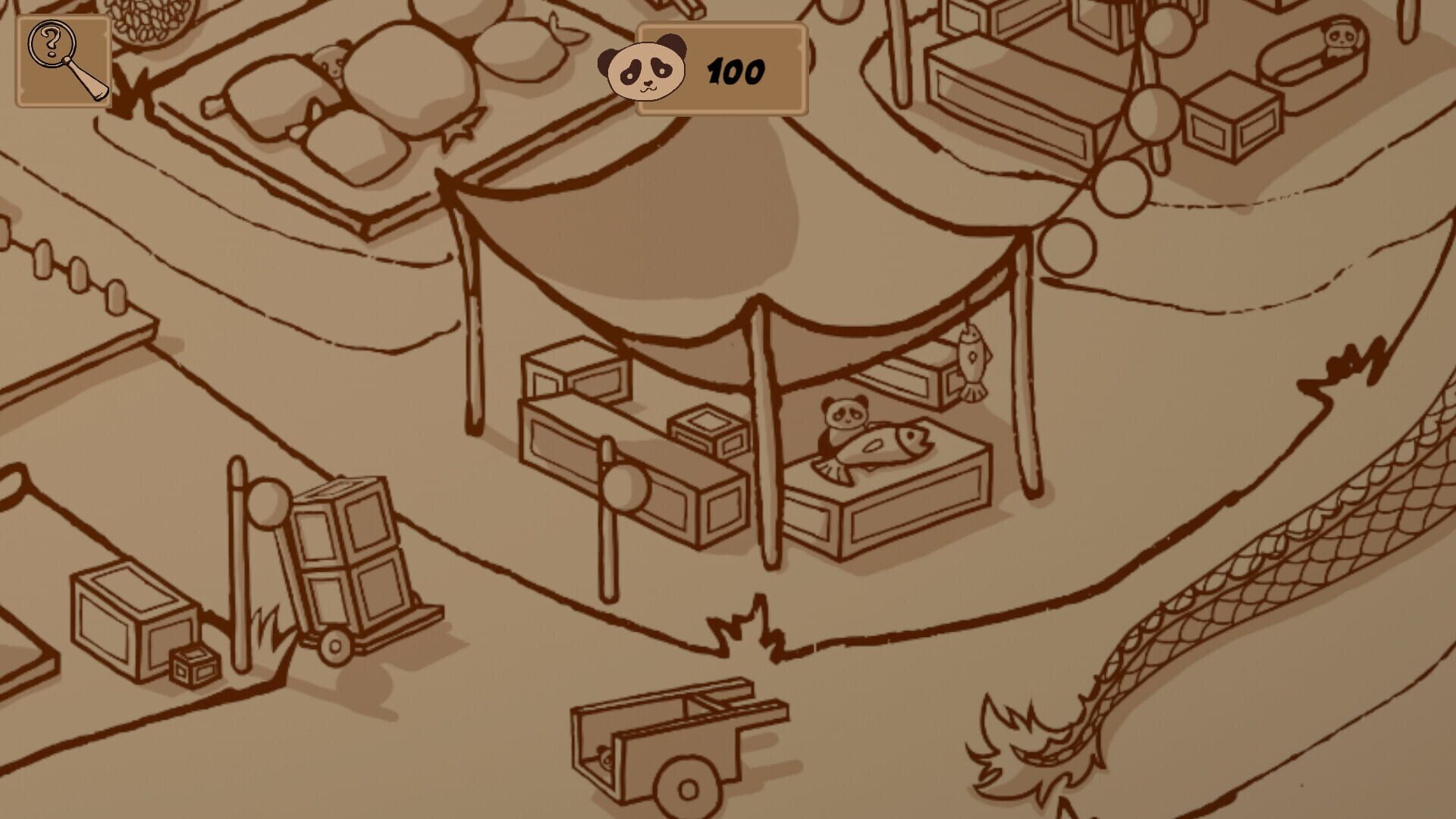 100 Hidden Pandas: Village screenshot 1