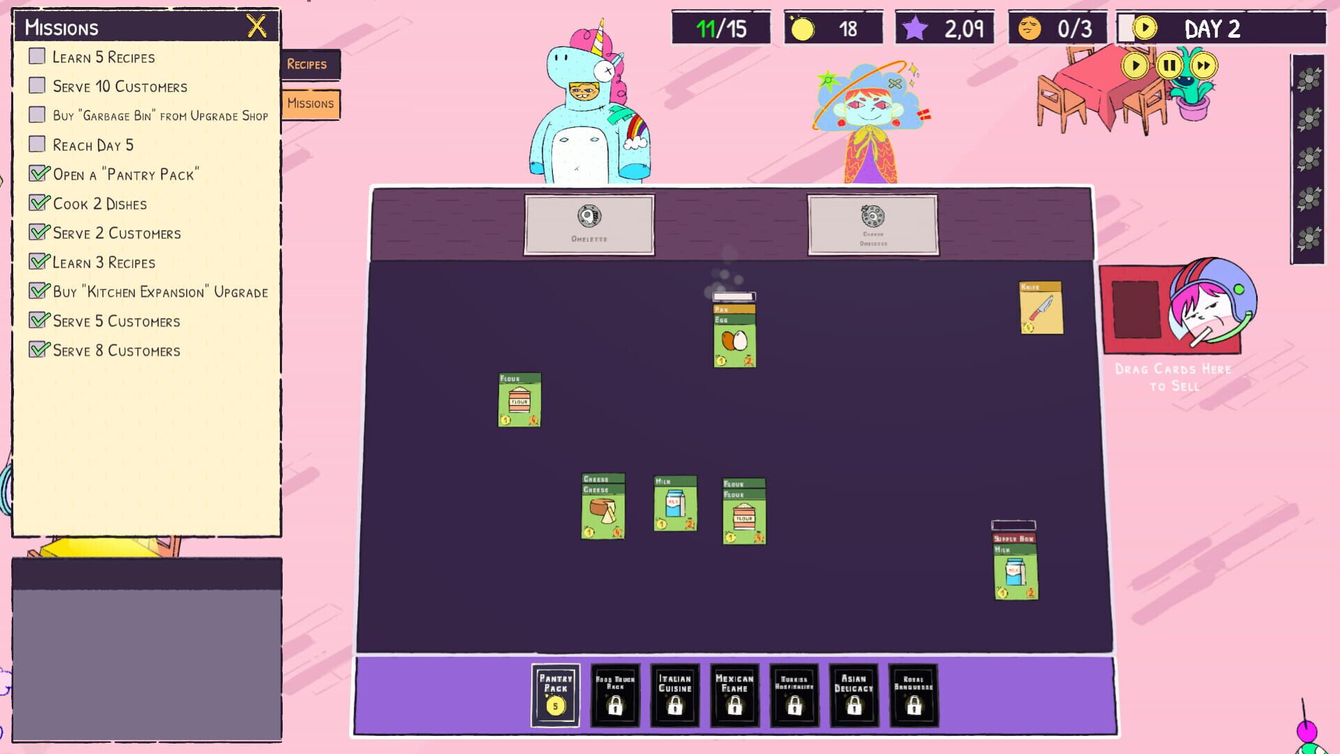 Sizzle & Stack screenshot 1