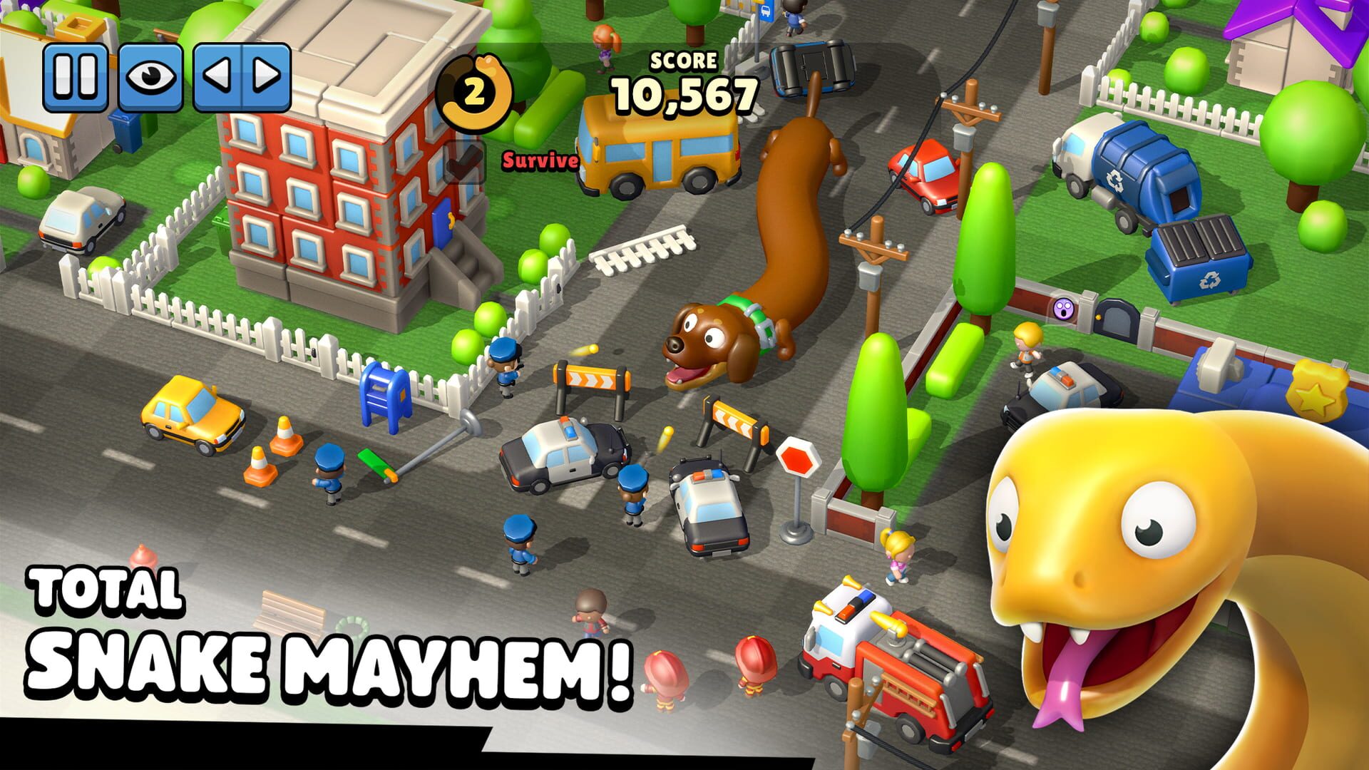 Hissy Fit: Make Snake Break screenshot 1