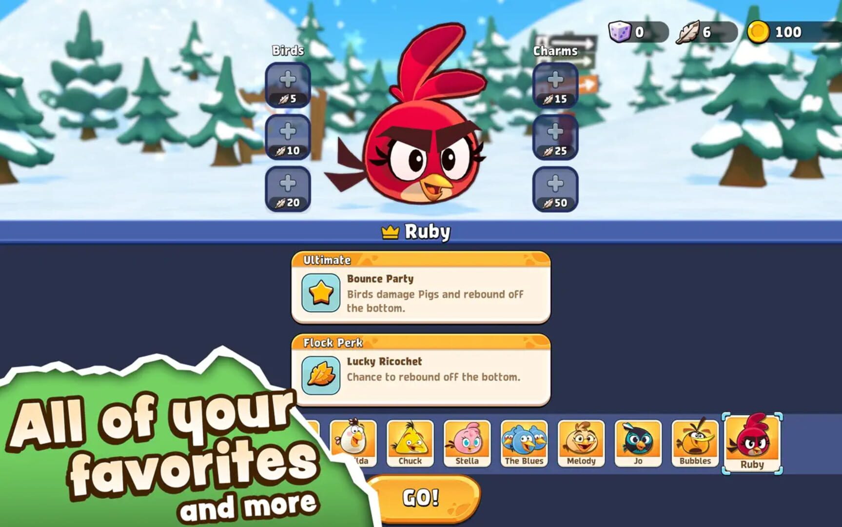 Angry Birds Bounce screenshot 1