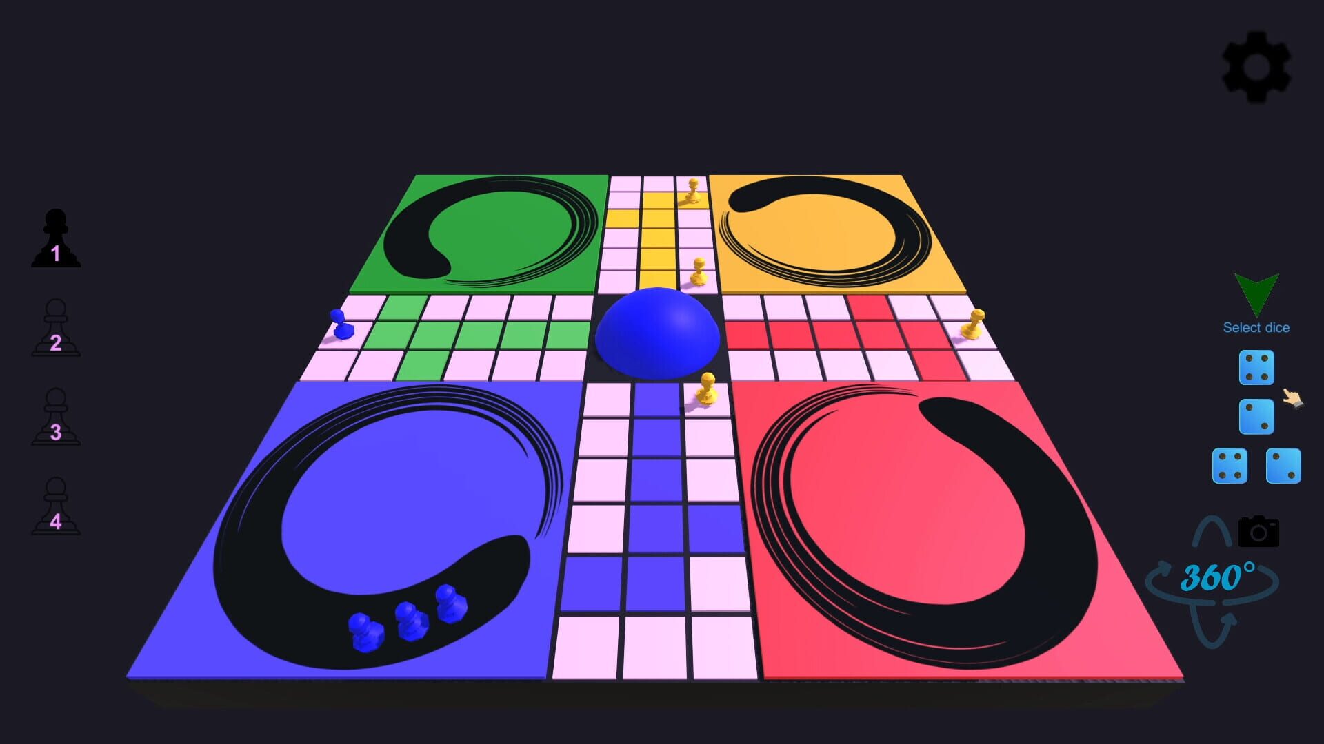 Dice Battle: 3d Board Game screenshot 1