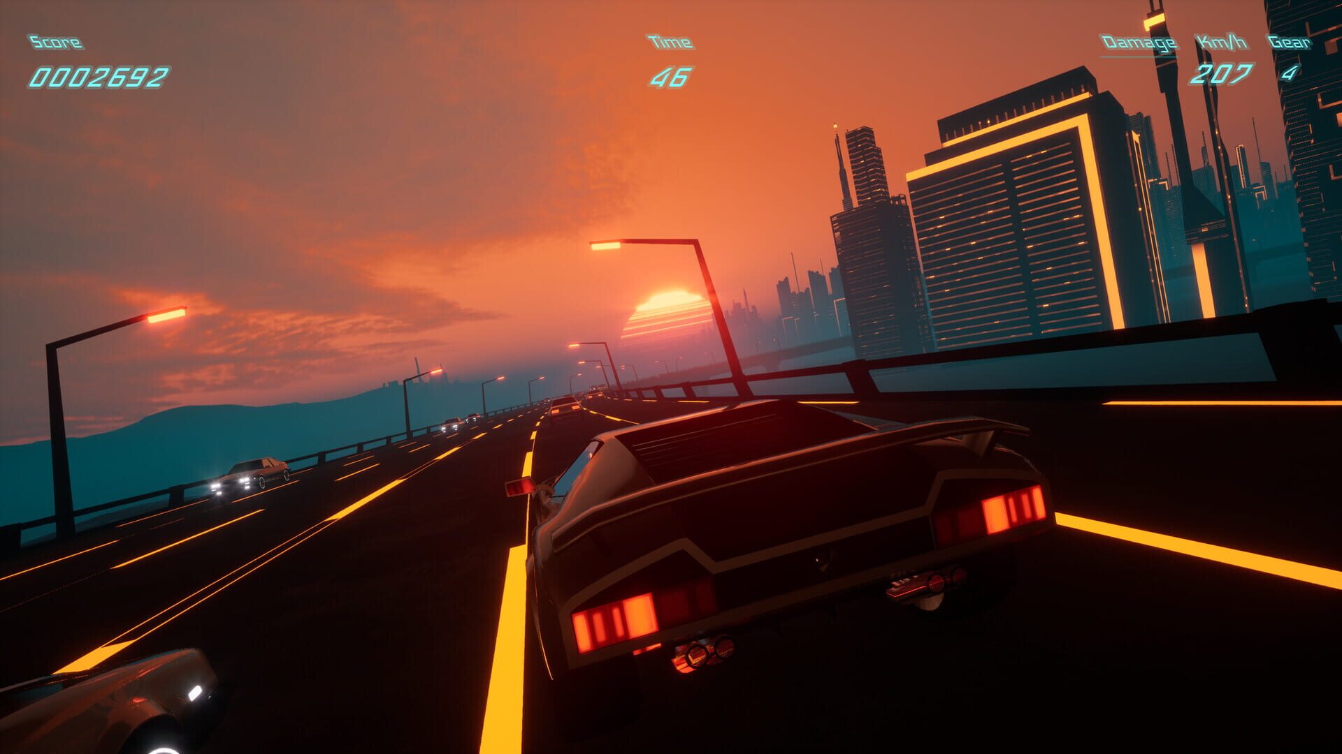 Neon Highways screenshot 1