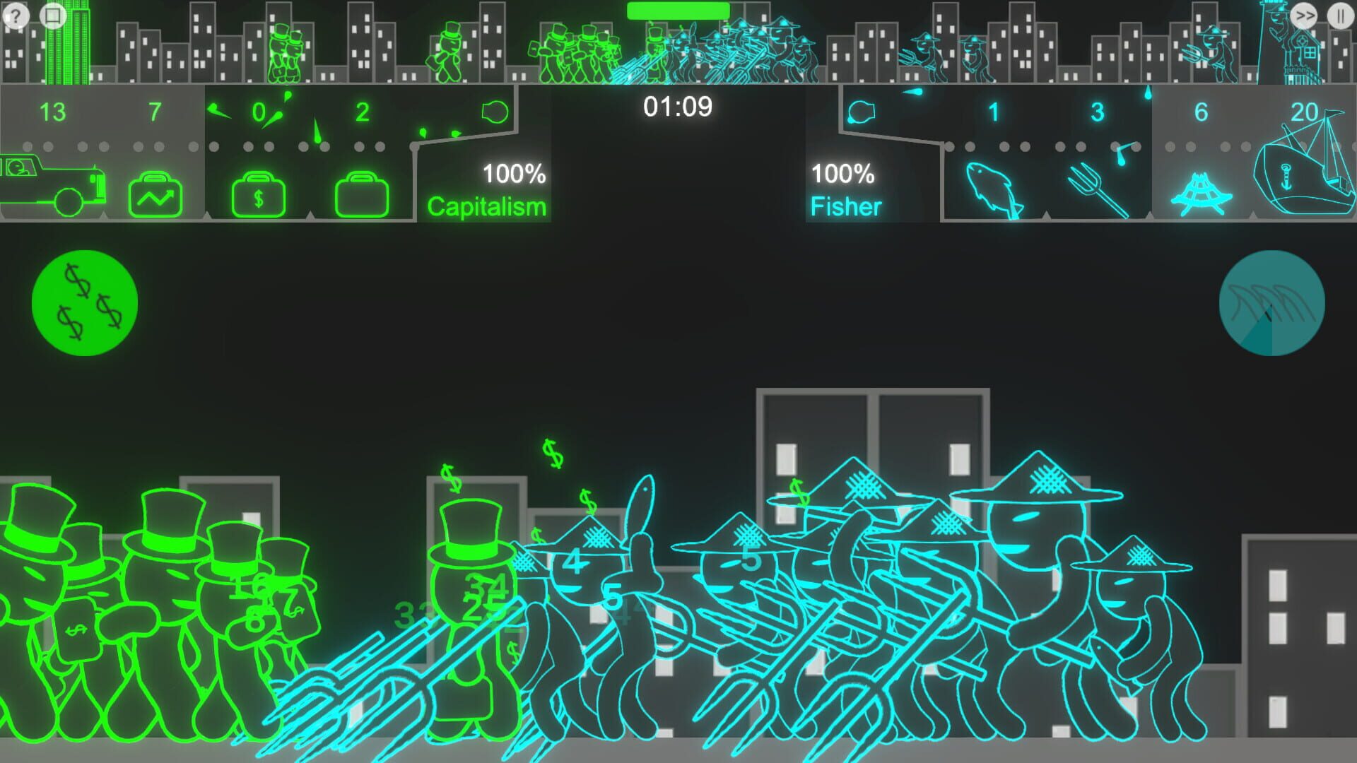 Neon Warfield screenshot 1
