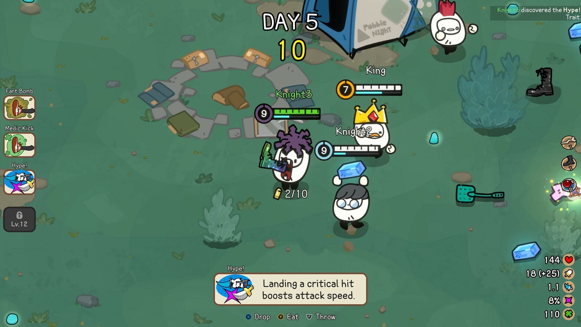 Pebble Knights screenshot 1