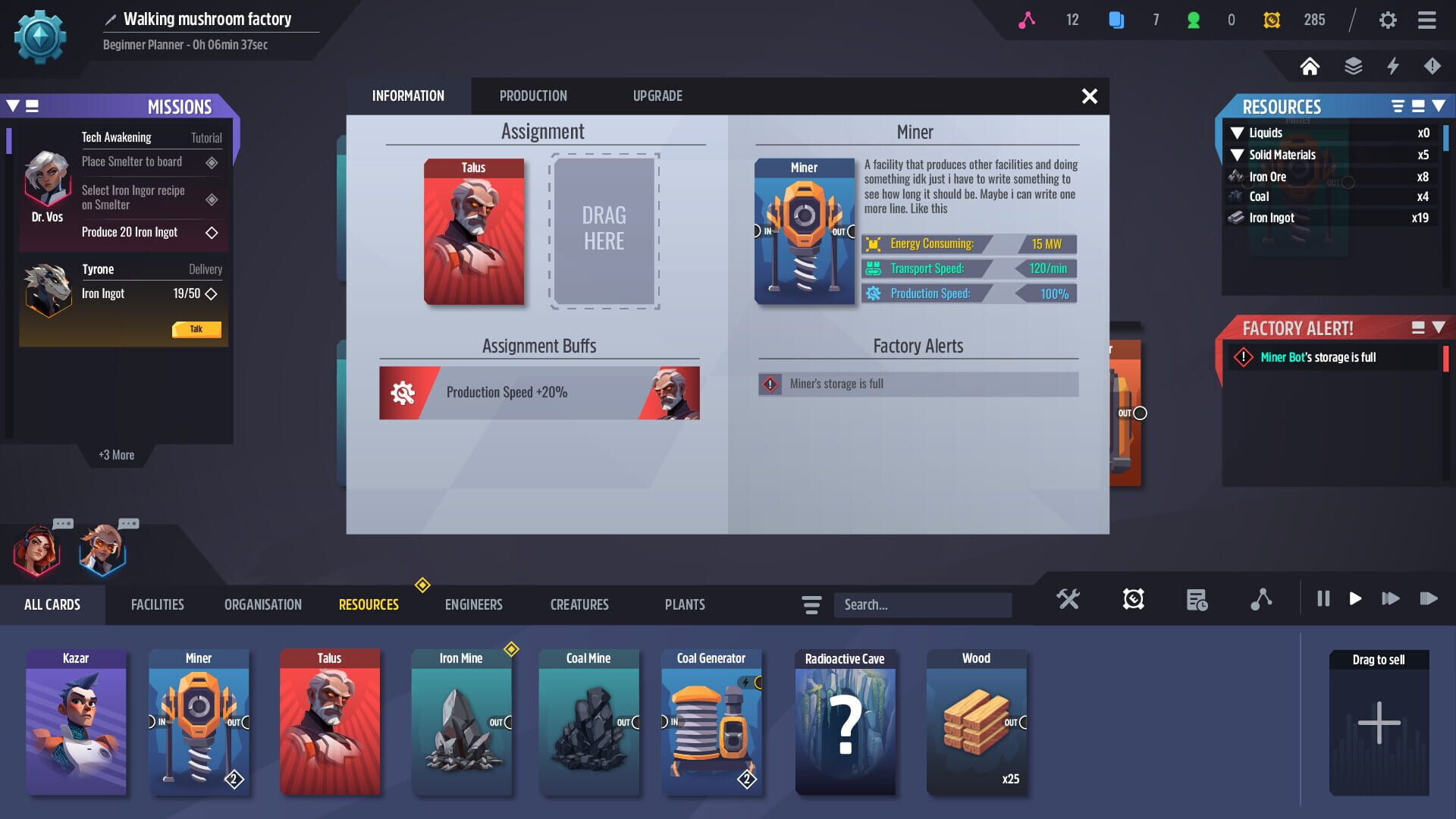 Factory Planner screenshot 1
