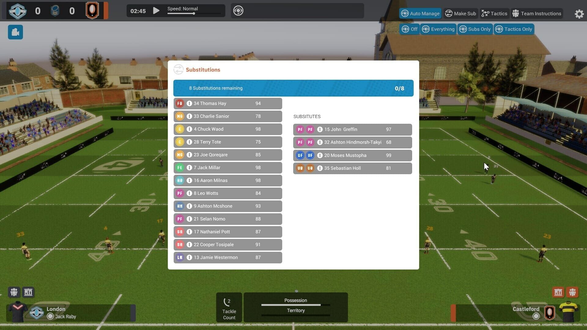 Rugby League Team Manager 4 screenshot 1