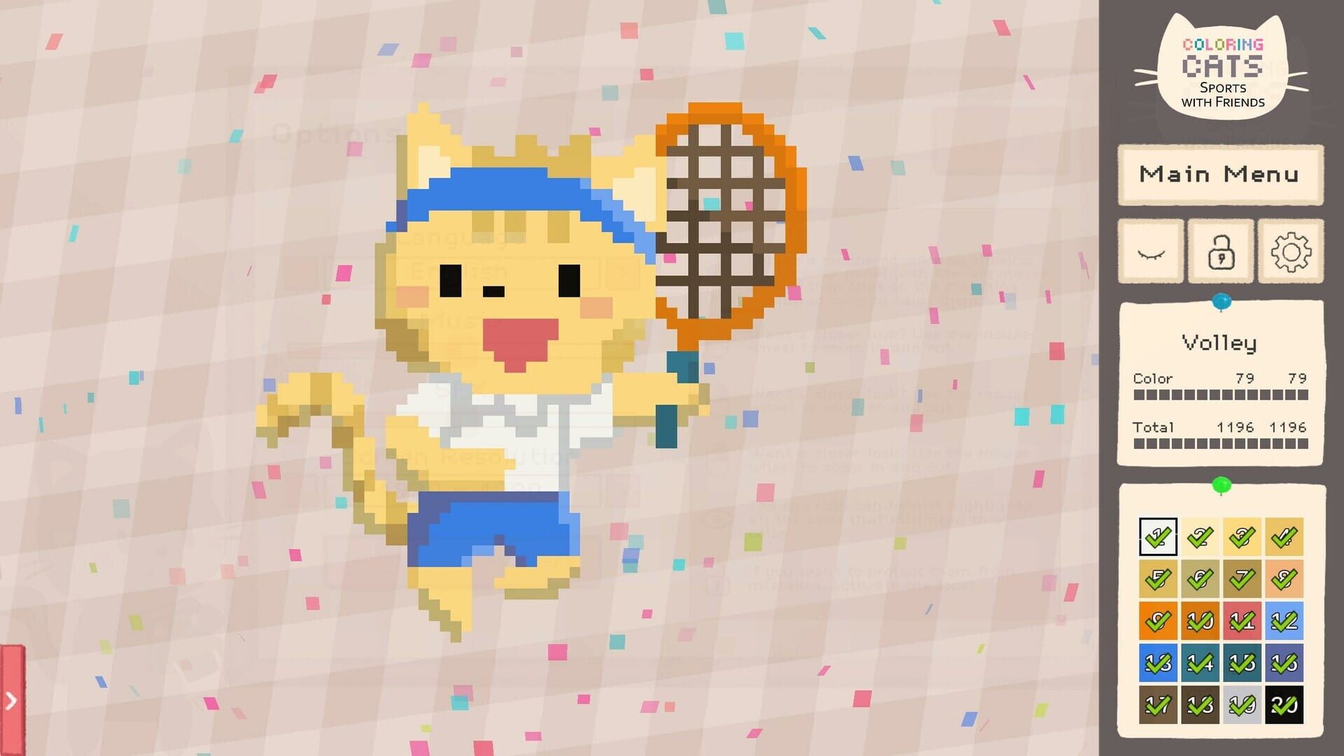 Coloring Cats: Sports With Friends screenshot 1