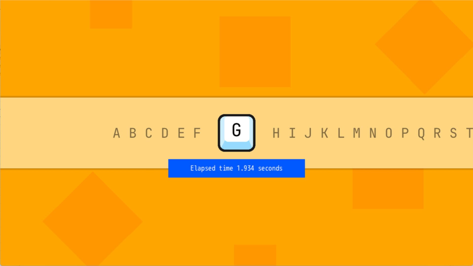 A Game About Typing The Alphabet screenshot 1