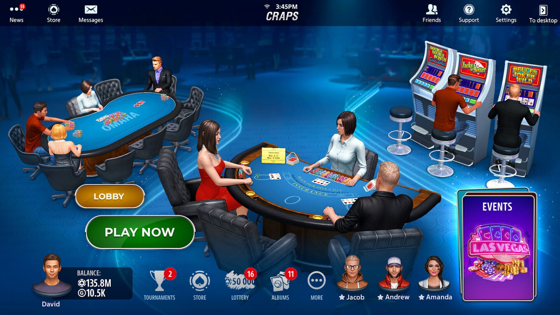 Vegas Craps by Pokerist screenshot 1